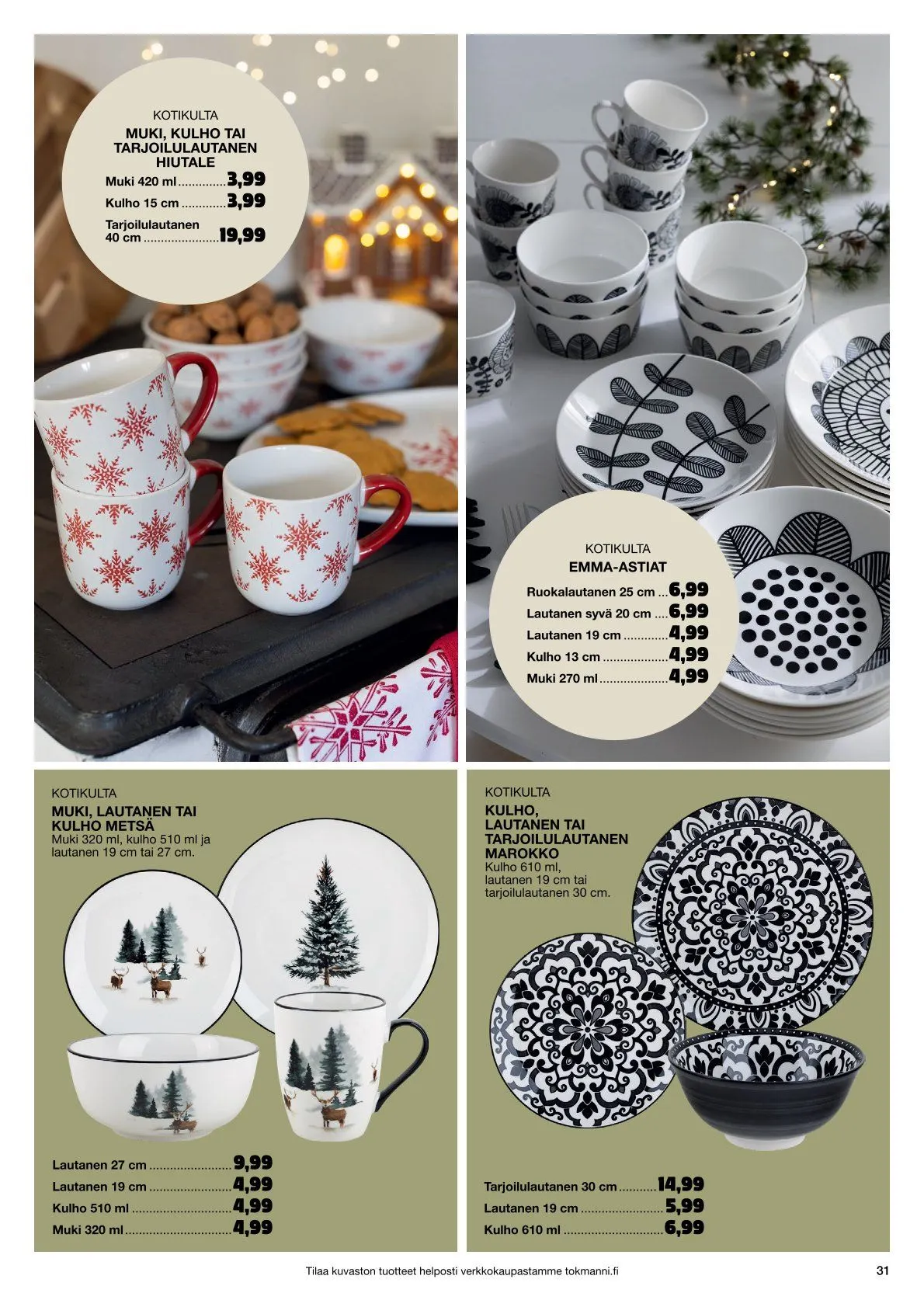  Tokmanni Tarjoukset voimassa alkaen 28. marraskuuta - 24. joulukuuta 2025 - Tarjouslehti sivu 31