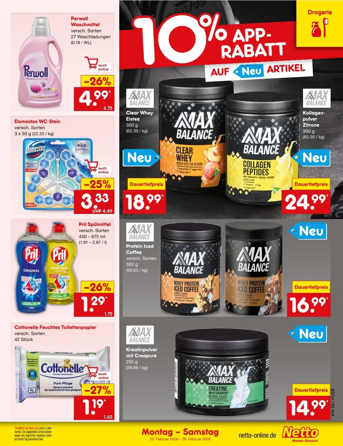 Netto Marken-Discount Prospekte von 23. Februar bis 28. Februar 2026 - Prospekt seite 31