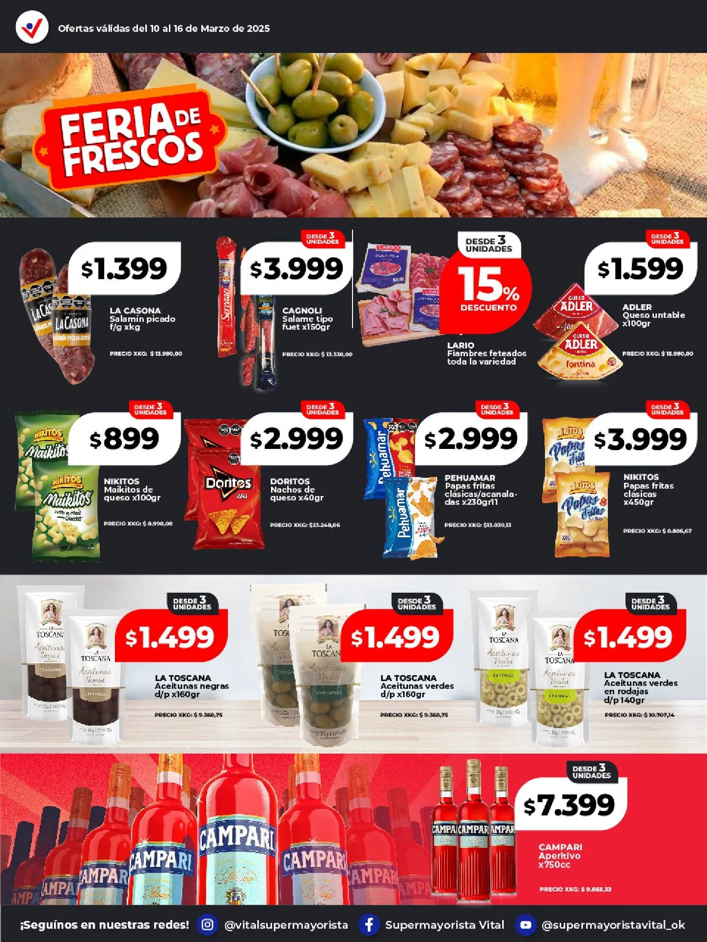 Ofertas de Vital Ofertas  10 de marzo al 16 de marzo 2025 - Página 29 del catálogo