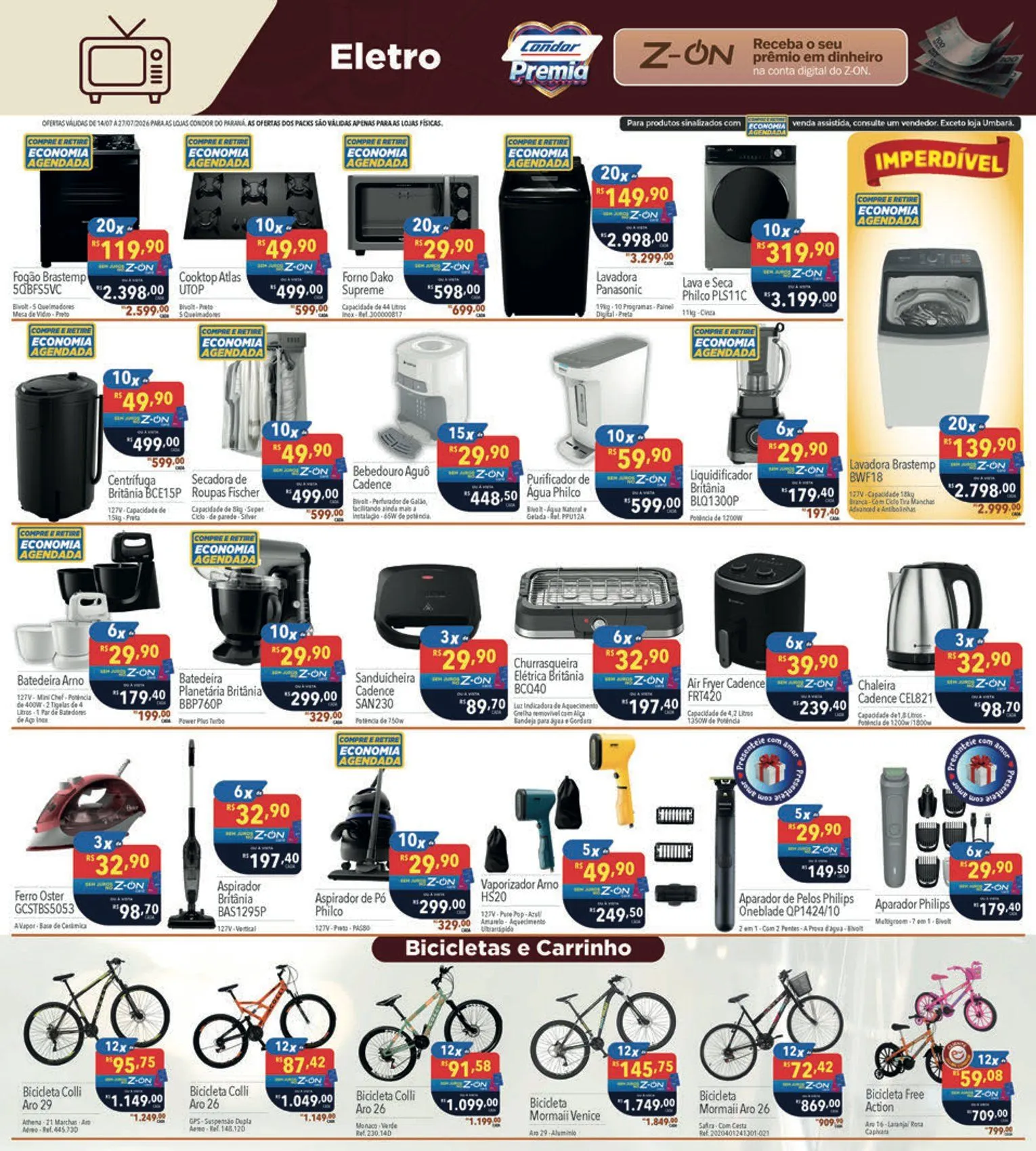 Encarte de Folhetos Supermercados Condor 14 de julho até 27 de julho 2026 - Pagina 31