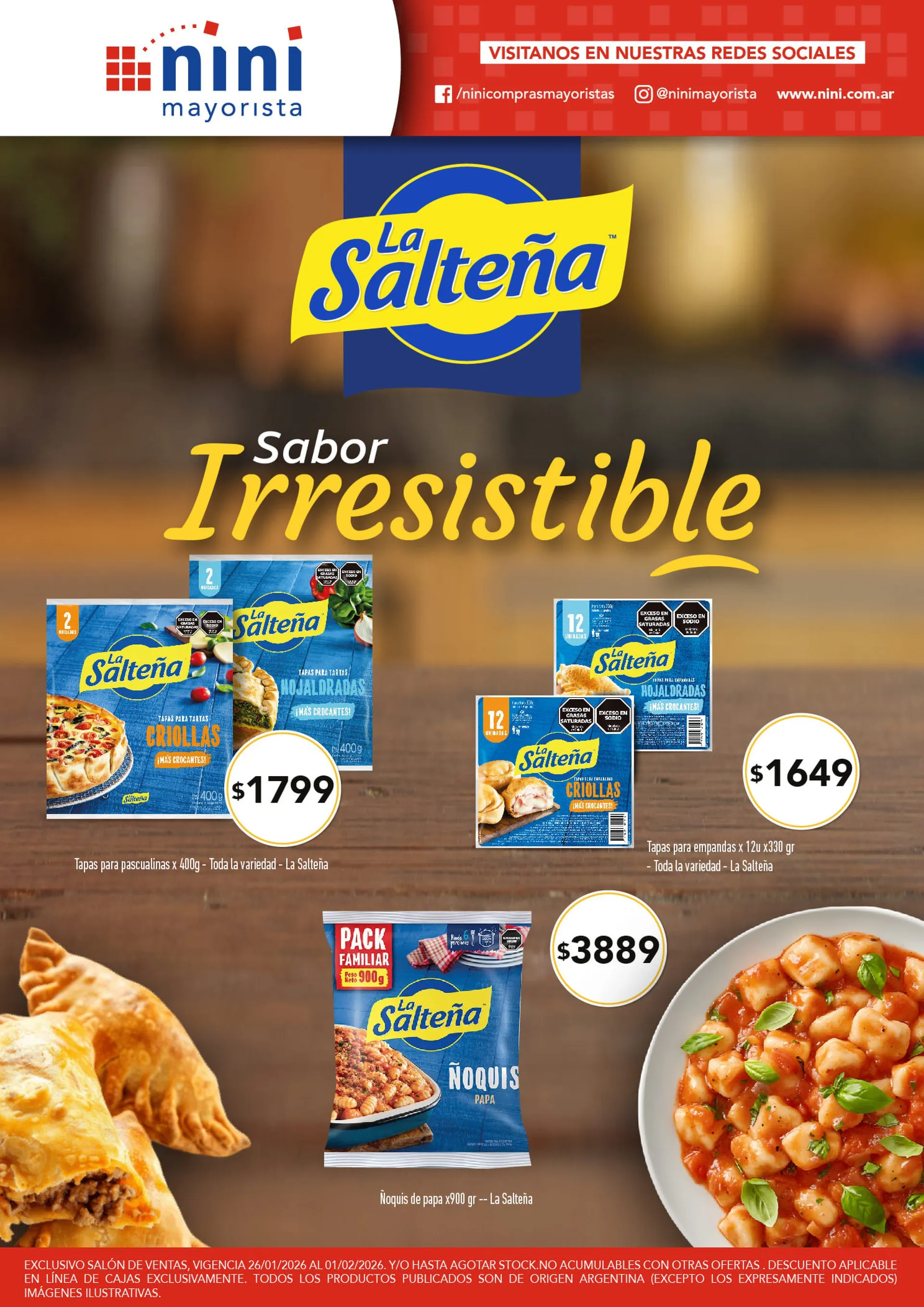 Ofertas de  Nini Mayorista Ofertas 26 de enero al 1 de febrero 2026 - Página 31 del catálogo