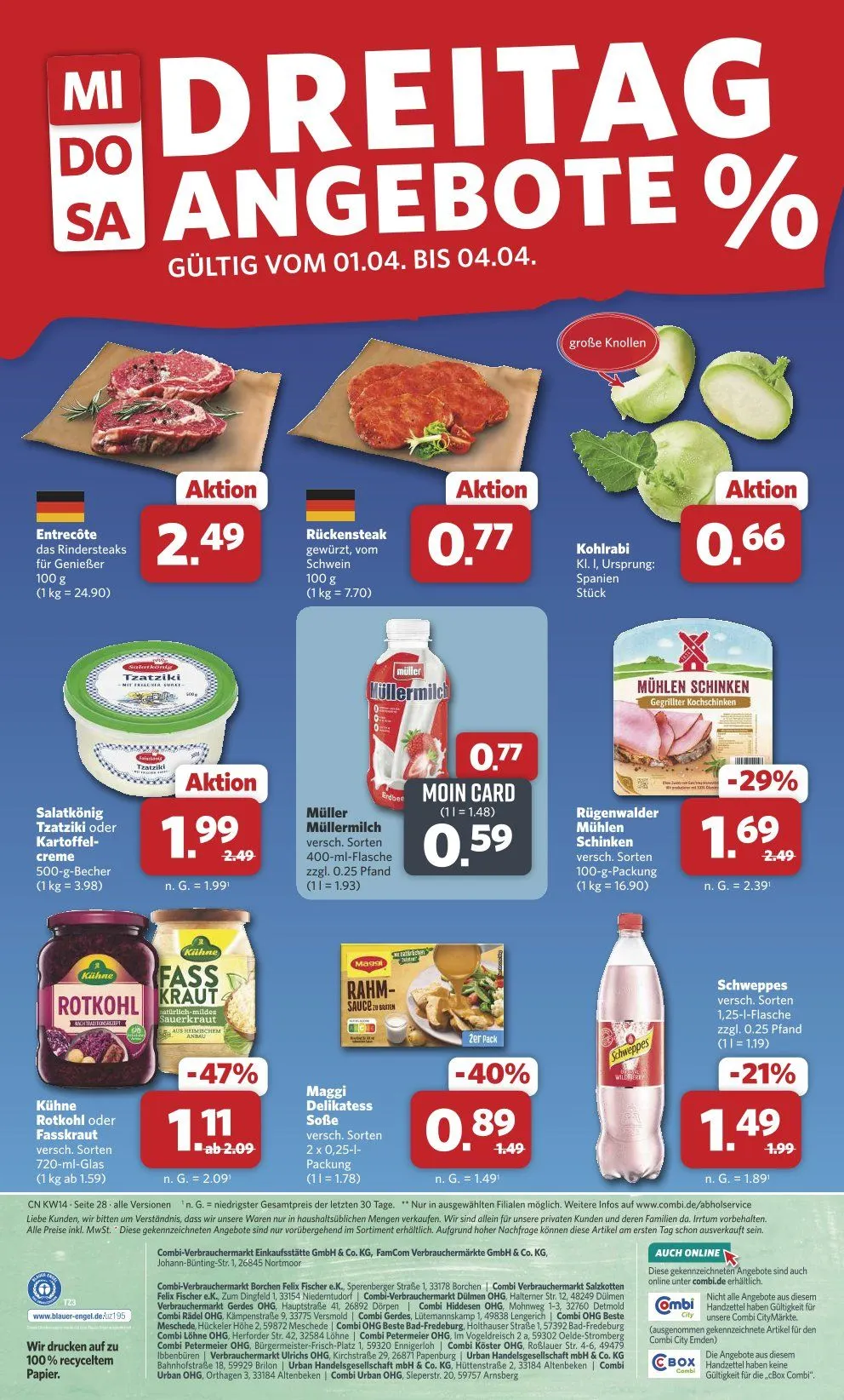 Combi Angebote von 30. März bis 4. April 2026 - Prospekt seite 31