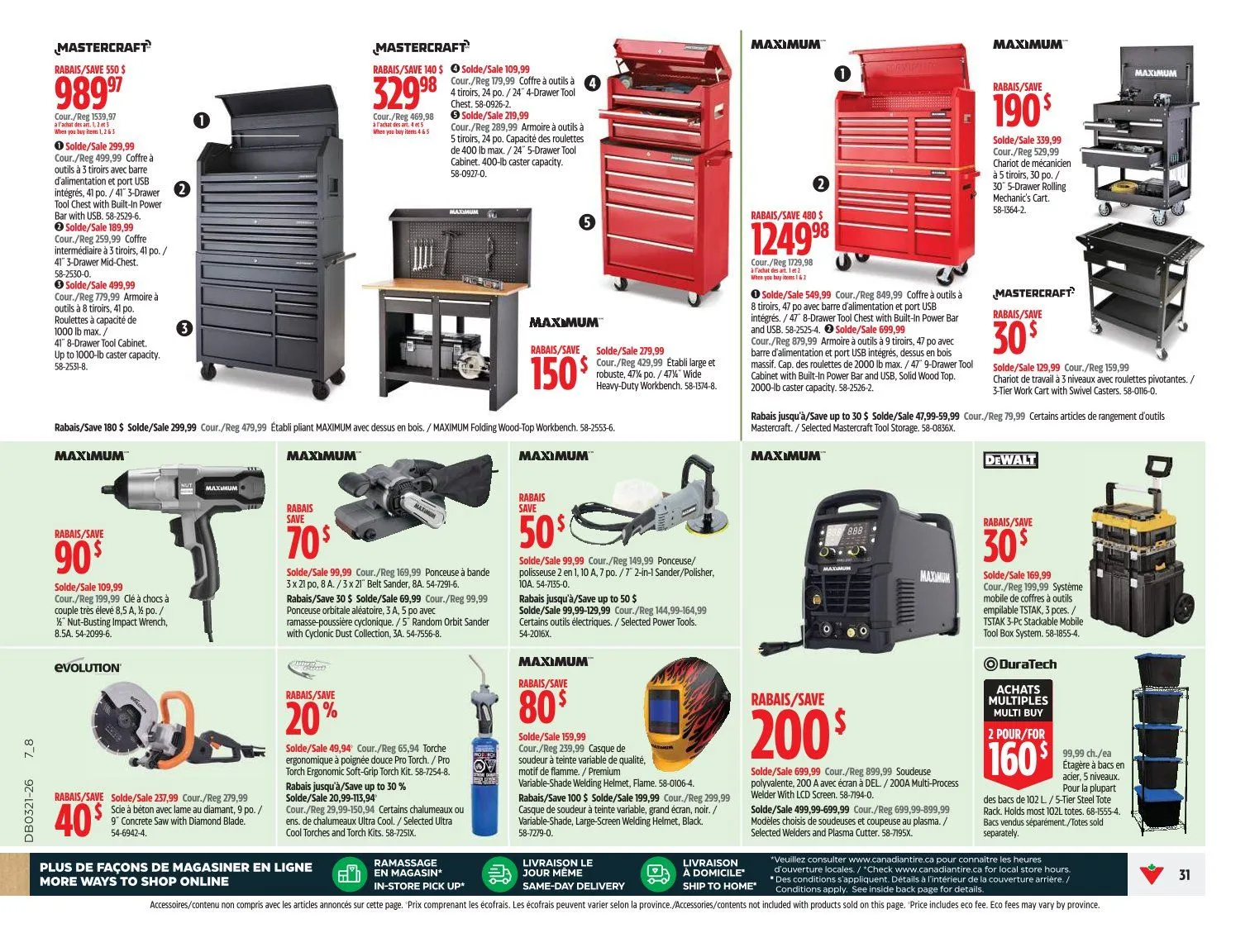 Canadian Tire Sales from May 22 to May 28 2026 - flyer page 31