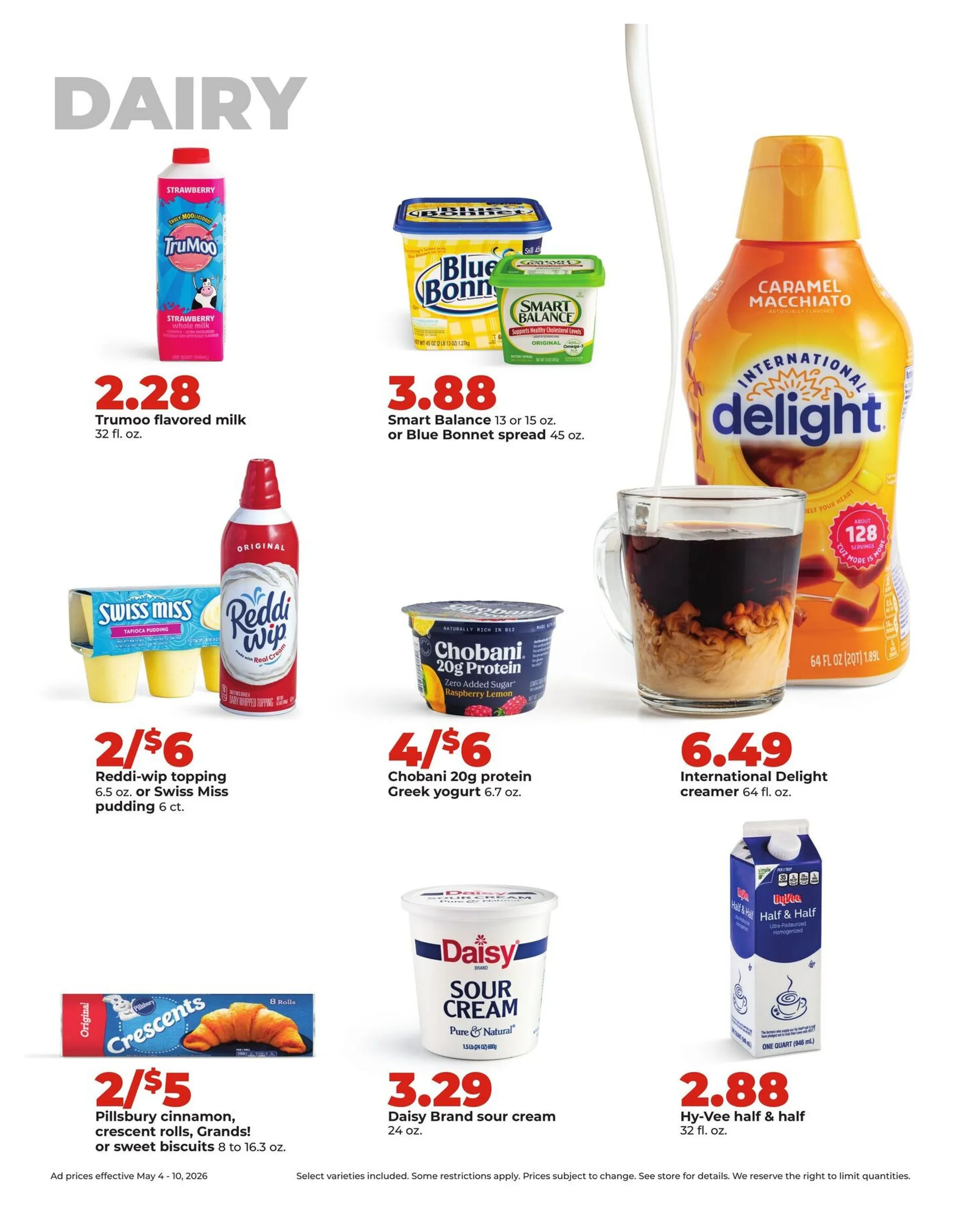 Weekly promotion  HyVee Sales spanning from May 4 to May 10 2026 - Page 30 for Catalogue 365