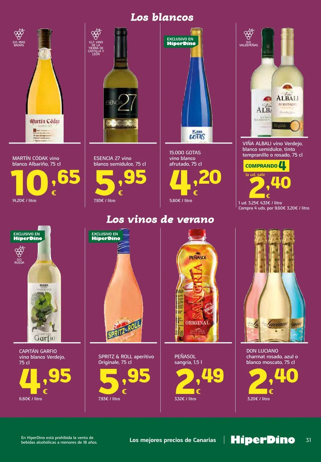 Catálogo de HiperDino Ofertas 21 de julio al 6 de agosto 2026 - Página 31