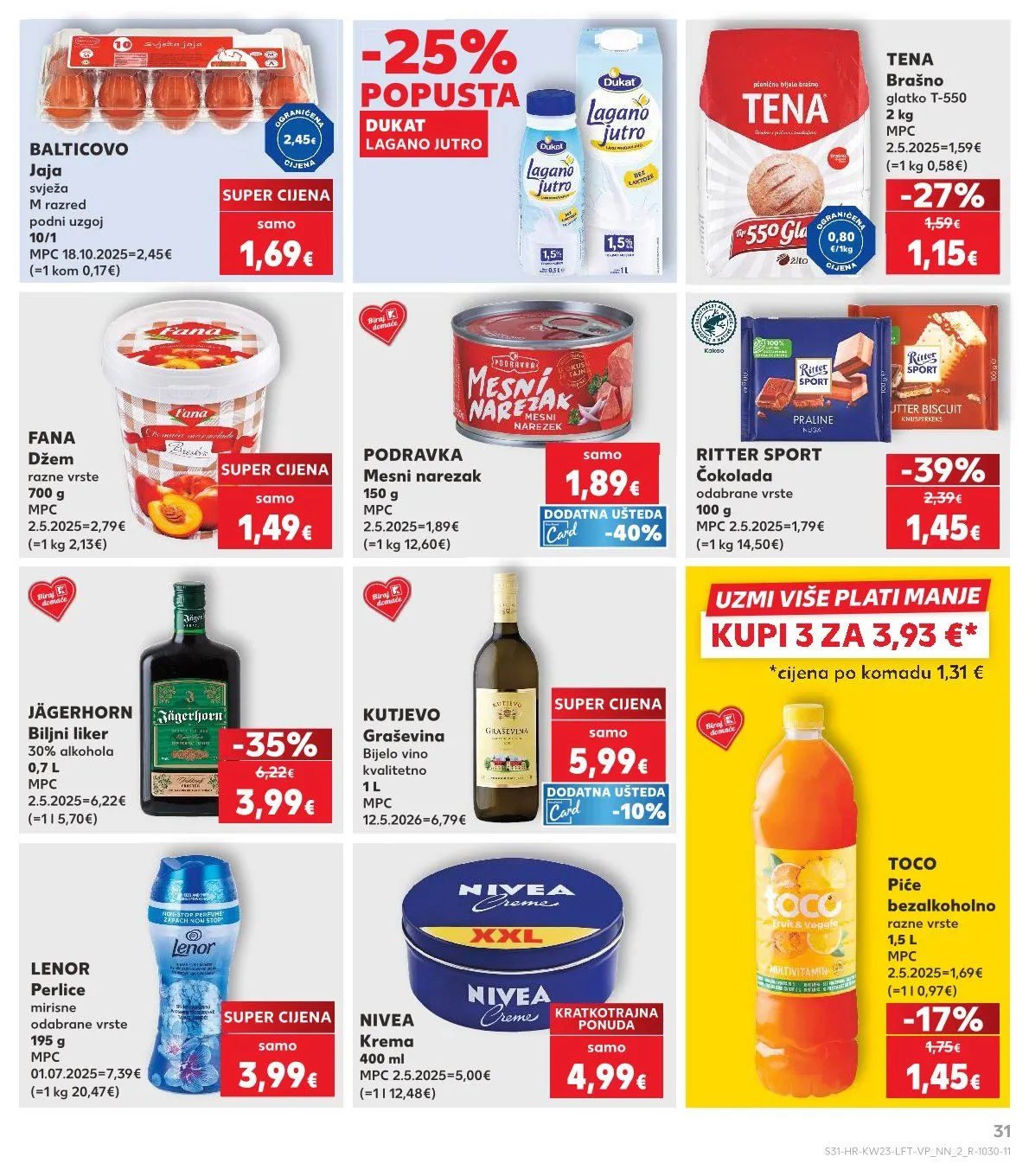 Katalog Kaufland od 3. lipnja do 9. lipnja 2026. - Pregled Stranica 31