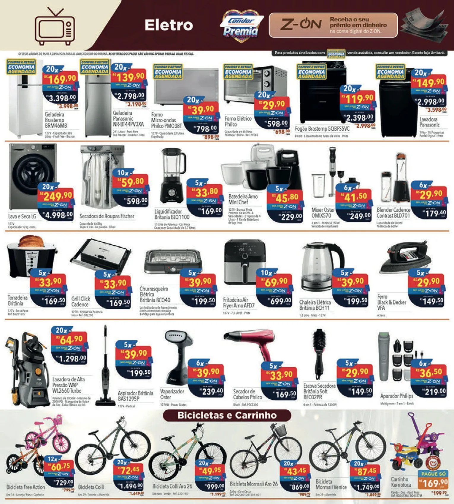 Encarte de  Folhetos Supermercados Condor 15 de junho até 28 de junho 2026 - Pagina 31