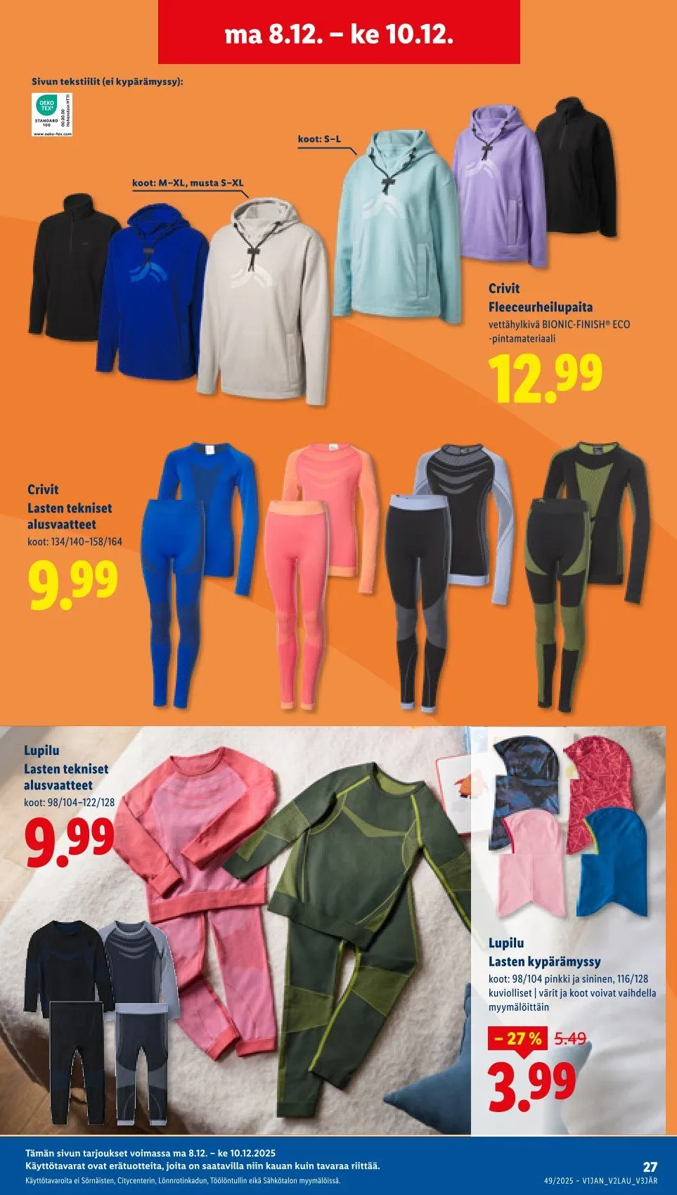 Lidl  Tarjoukset voimassa alkaen 4. joulukuuta - 7. joulukuuta 2025 - Tarjouslehti sivu 31