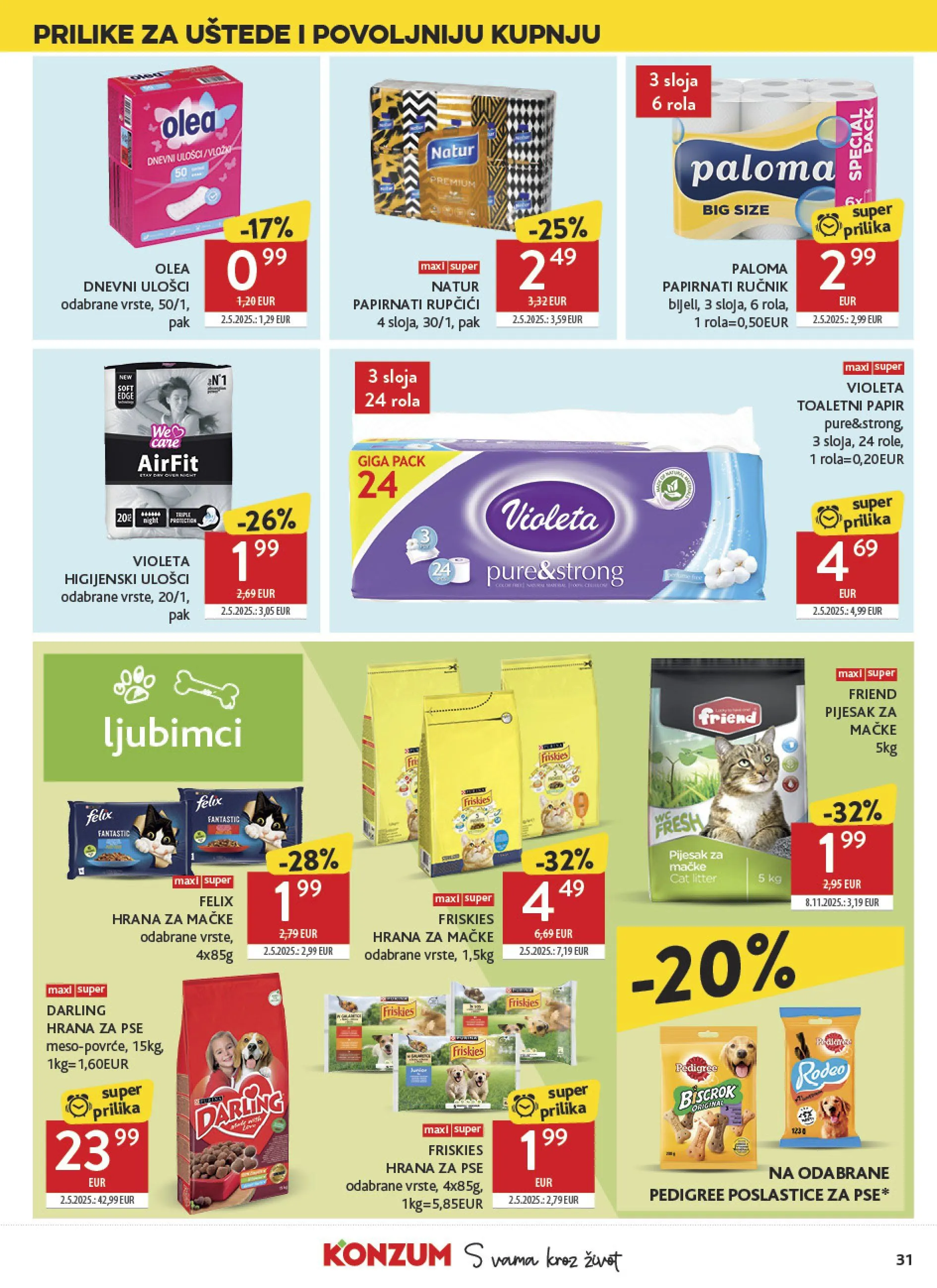Katalog Konzum od 21. siječnja do 27. siječnja 2026. - Pregled Stranica 31