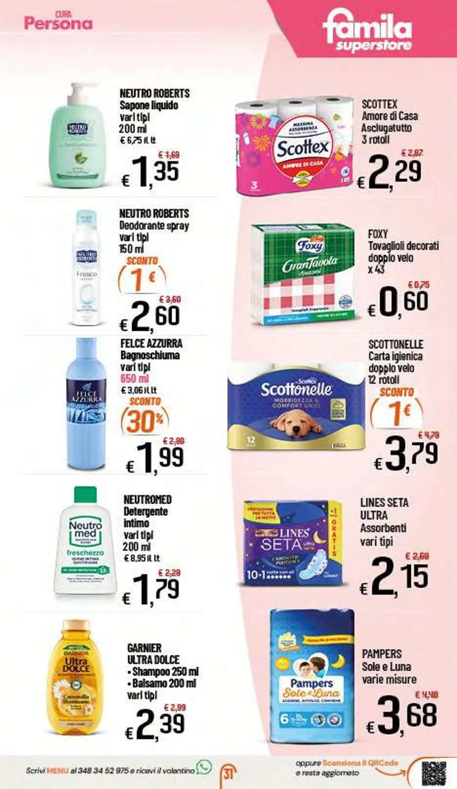 Volantini Famila Superstore da 26 marzo a 4 aprile di 2026 - Pagina del volantino 31