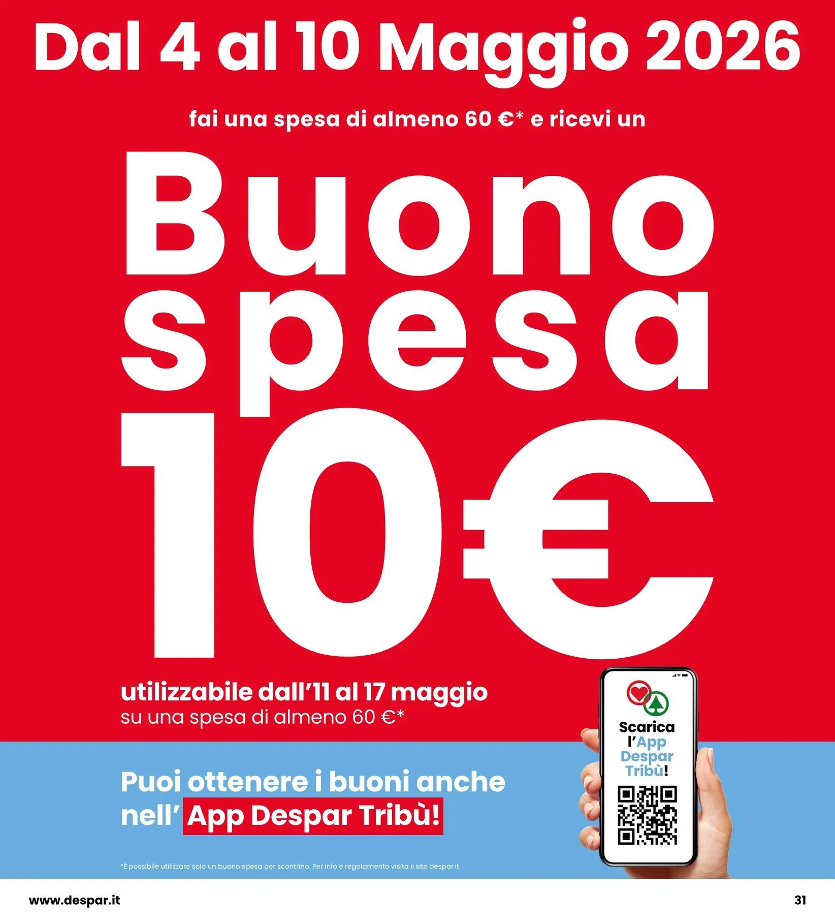 Volantini Despar da 5 maggio a 20 maggio di 2026 - Pagina del volantino 31
