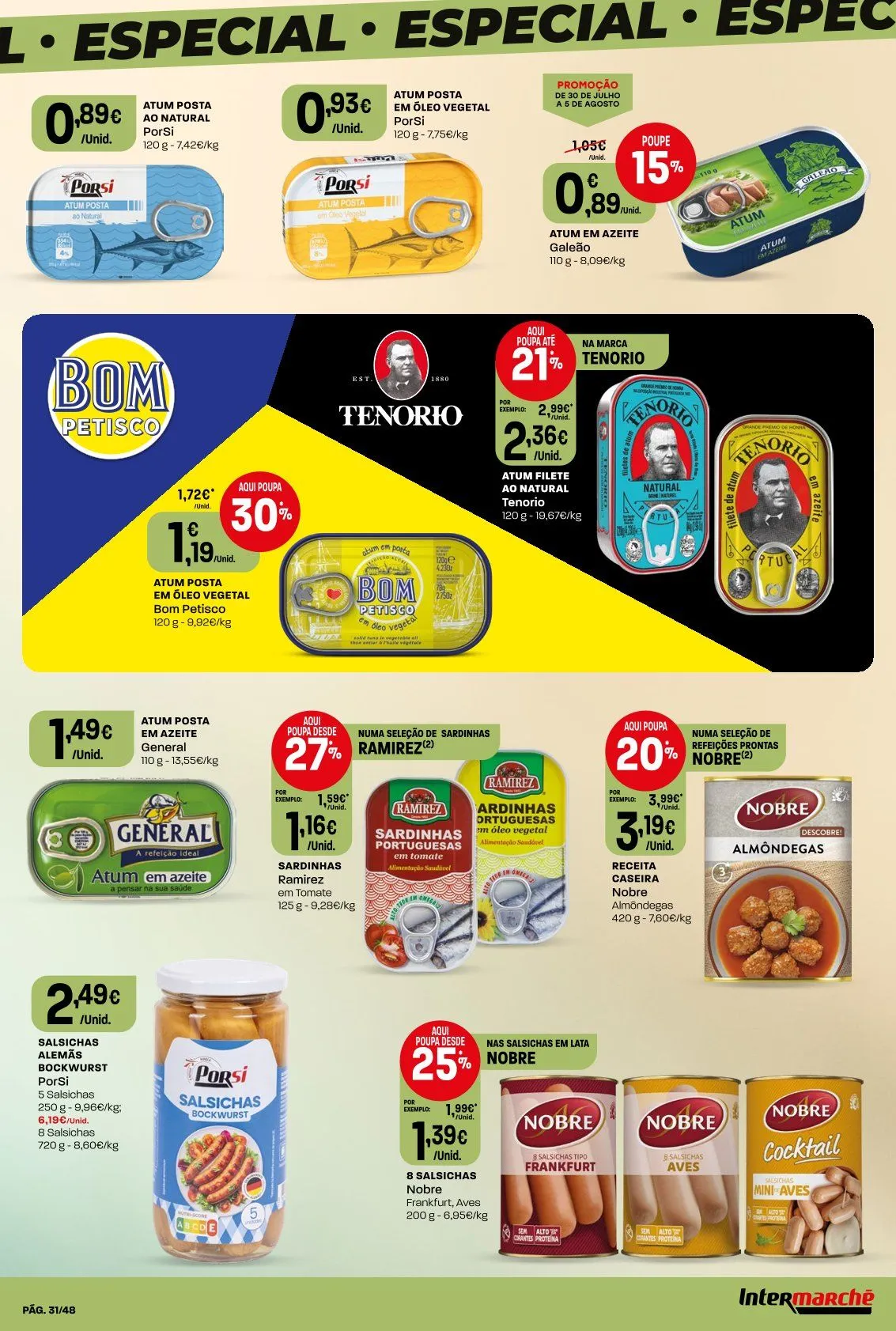 Folheto Intermarché de 30 de julho até 5 de agosto 2026 - Pagina 31