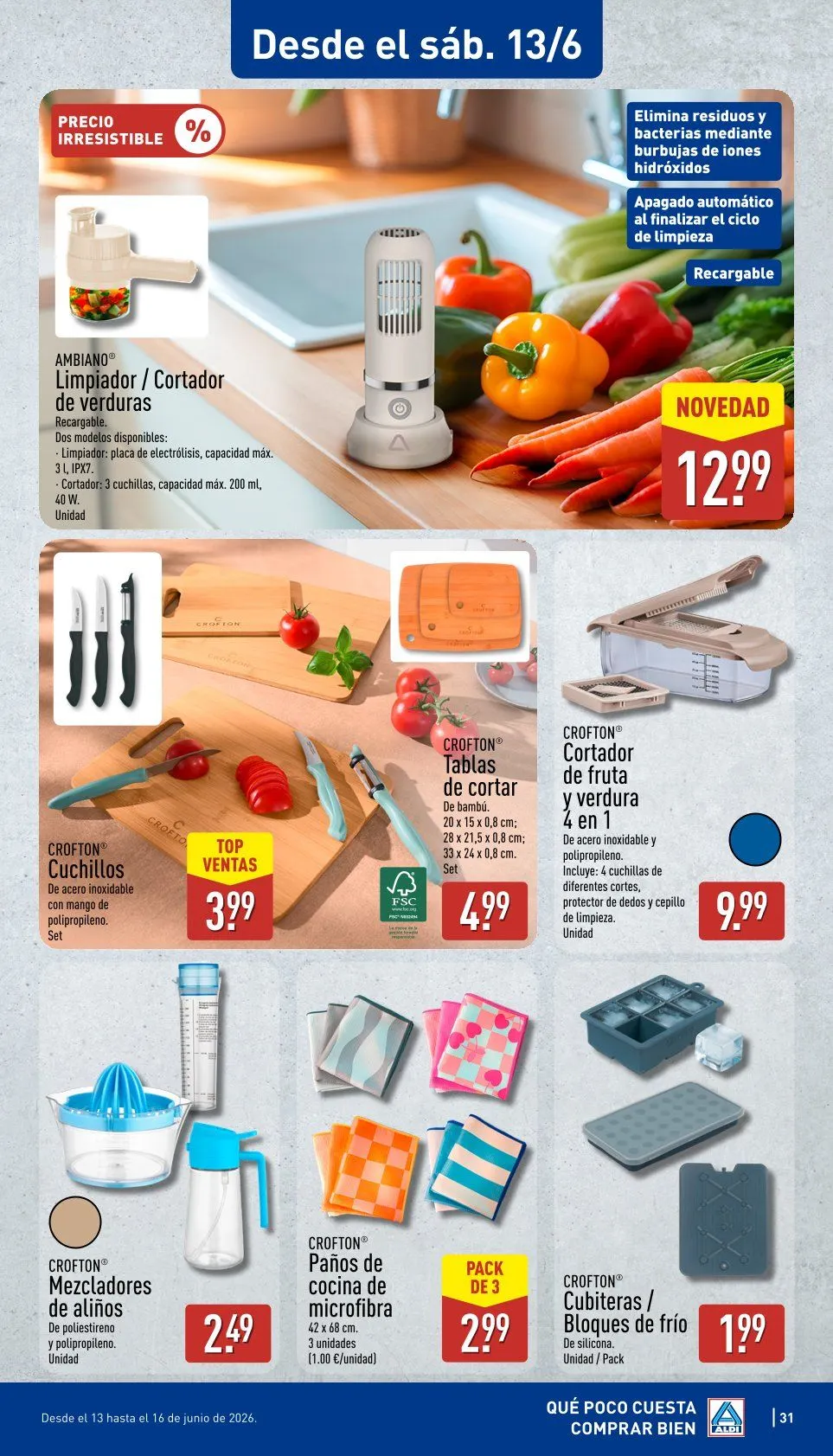 Catálogo de ofertas de Aldi 8 de junio al 14 de junio 2026 - Página 31