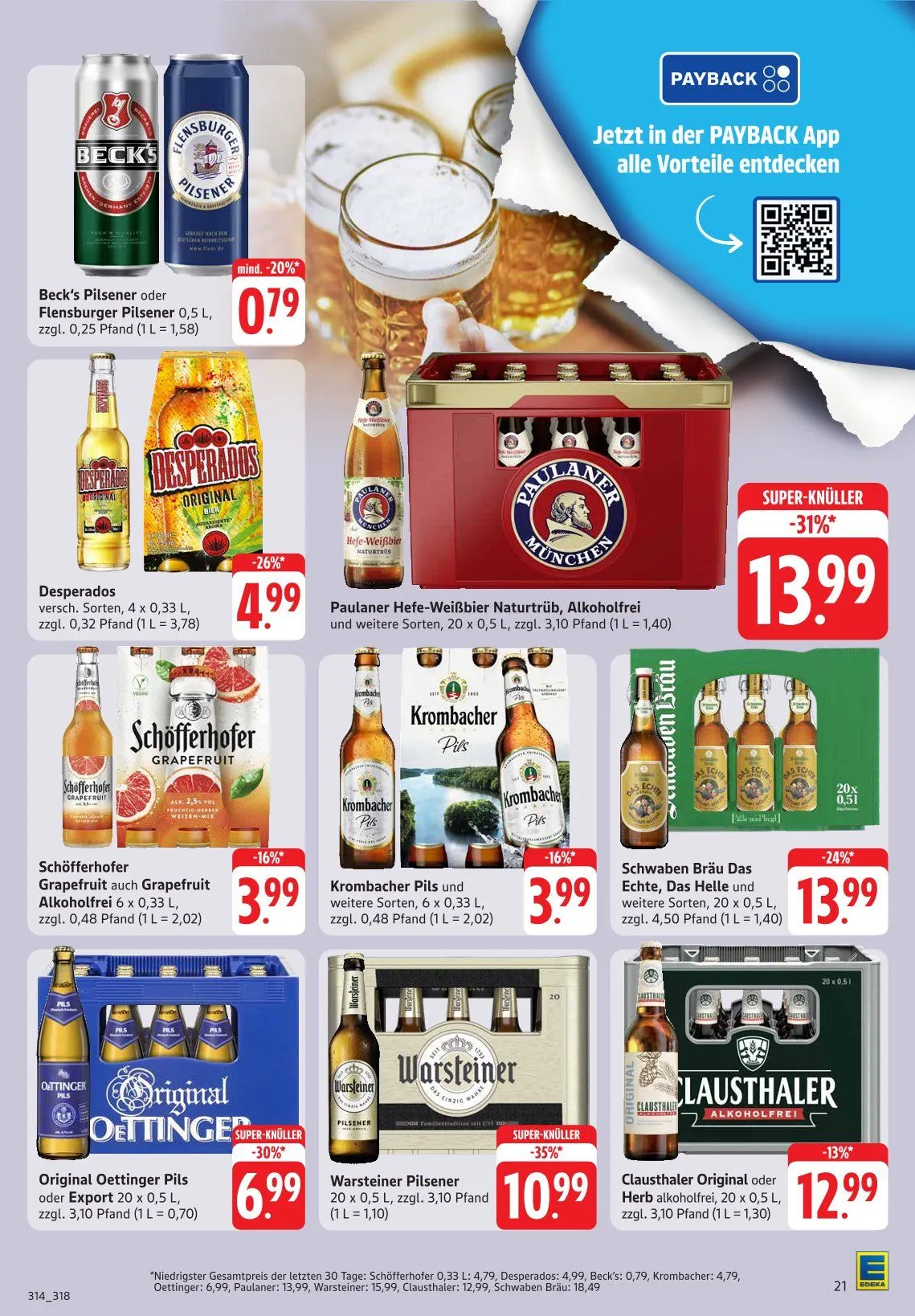 Edeka Prospekt von 31. März bis 5. April 2025 - Prospekt seite 31