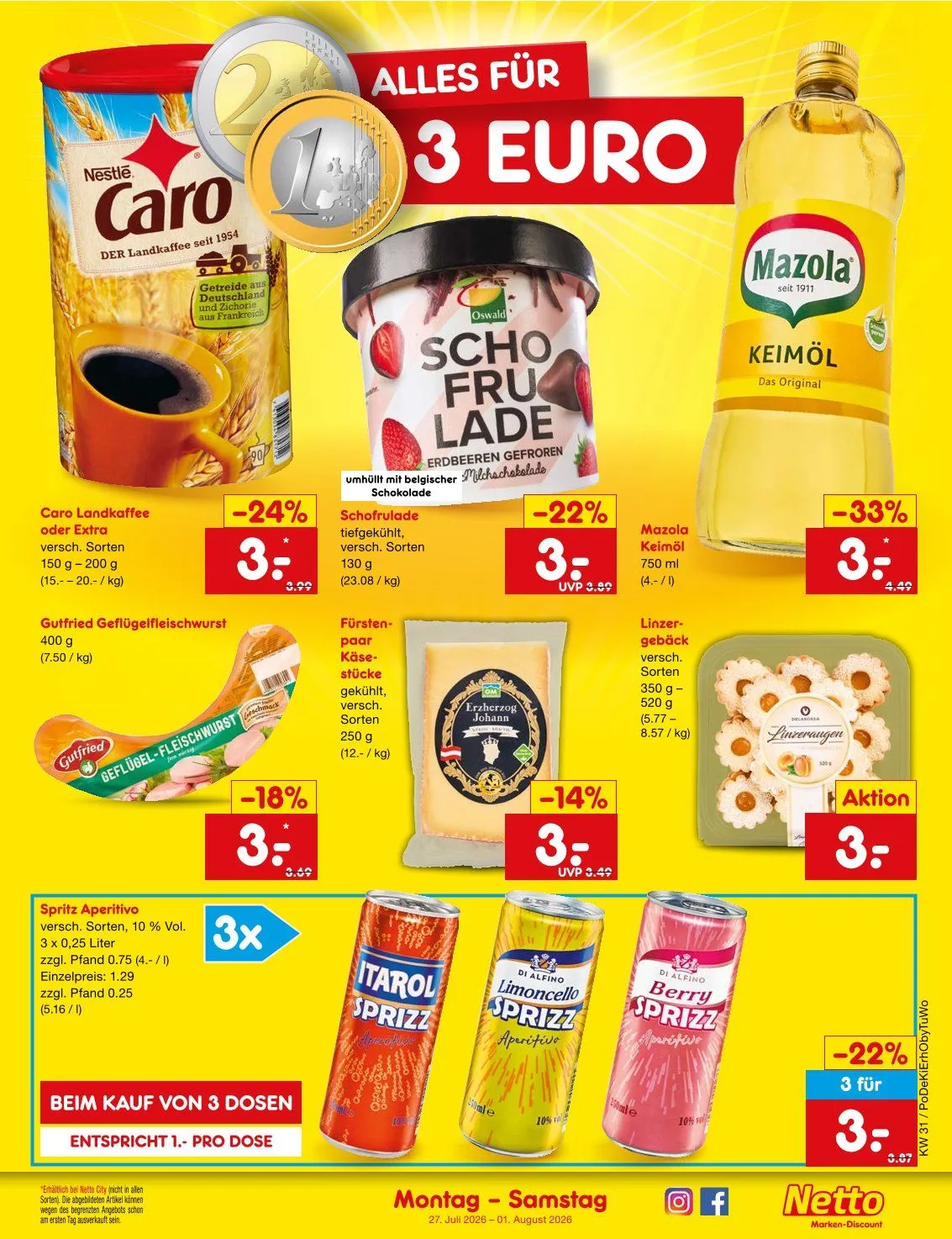 Netto Marken-Discount folders van 27 juli tot 1 augustus 2026 - Folder pagina 31