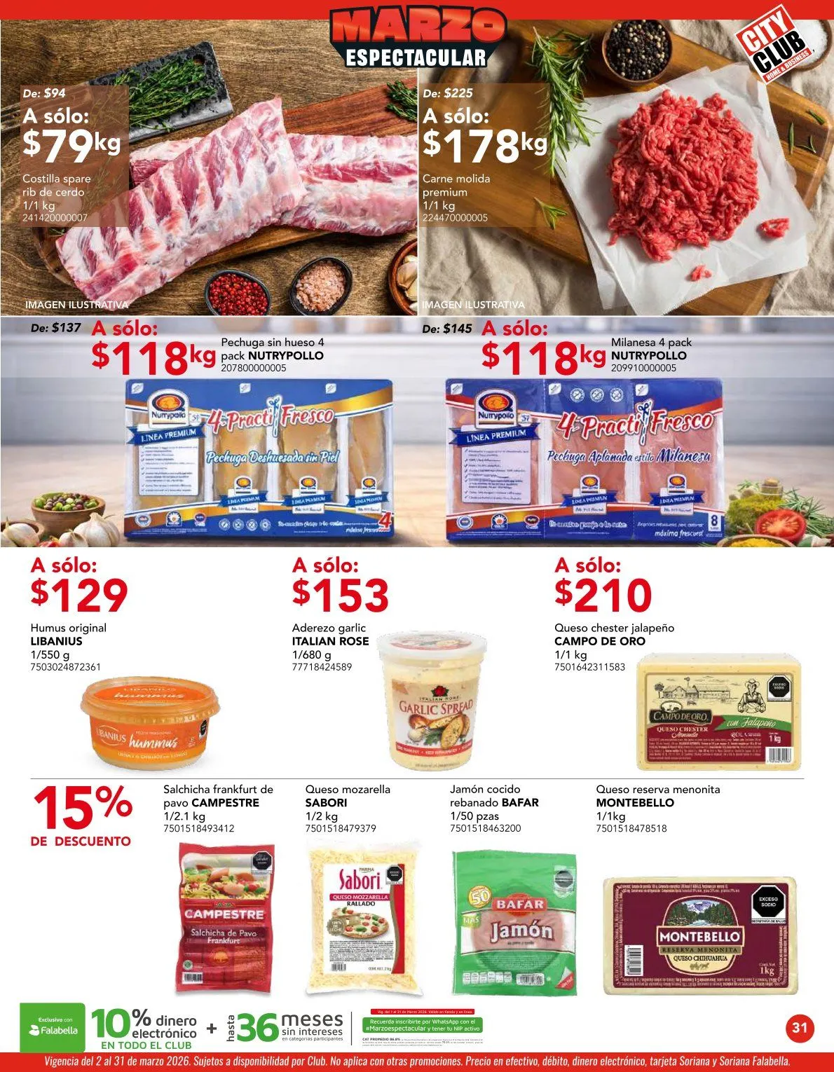 Catálogo de Ofertas City Club 2 de marzo al 31 de marzo 2026 - Pagina 31