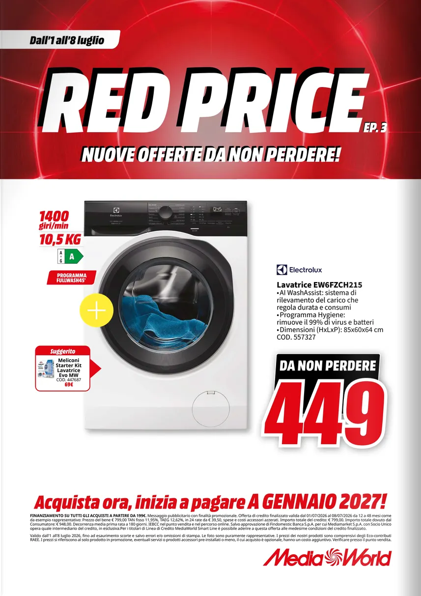 Volantini MEDIAWORLD da 1 luglio a 8 luglio di 2026 - Pagina del volantino 31