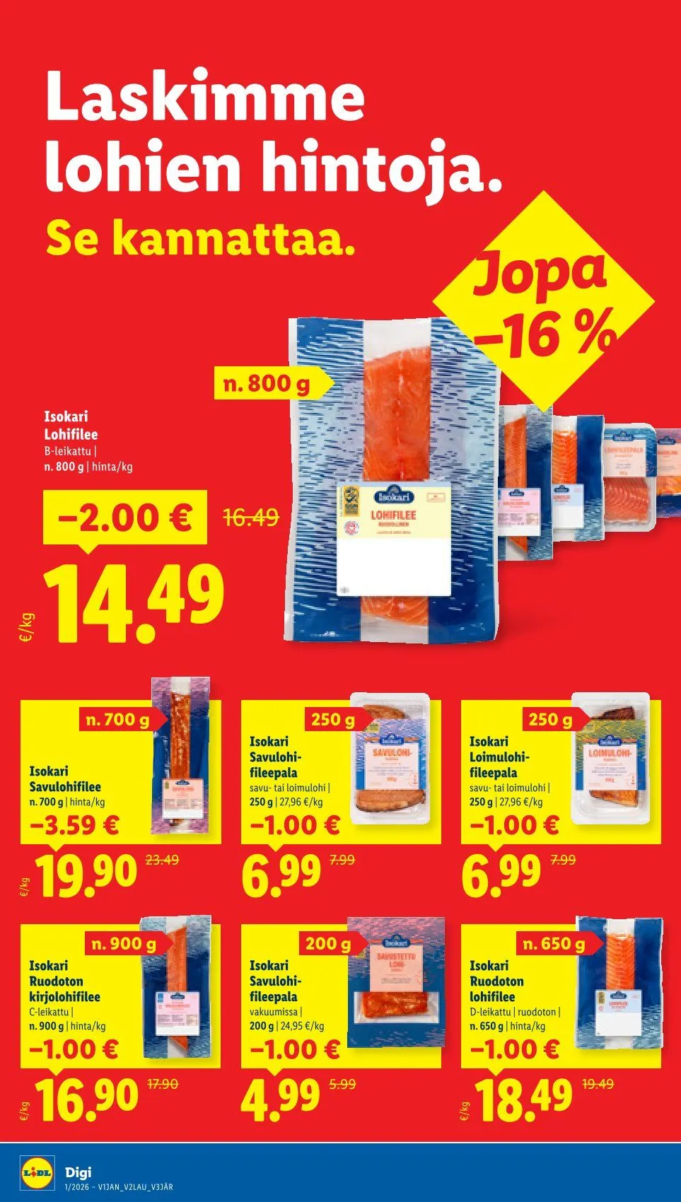 Kaupan Lidl  tarjoukset voimassa alkaen 1. tammikuuta - 4. tammikuuta 2026 - Tarjouslehti sivu 31