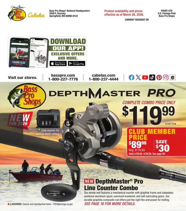 Weekly ad Bass Pro Shops Sales from March 27 to March 30 2026 - Page 31
