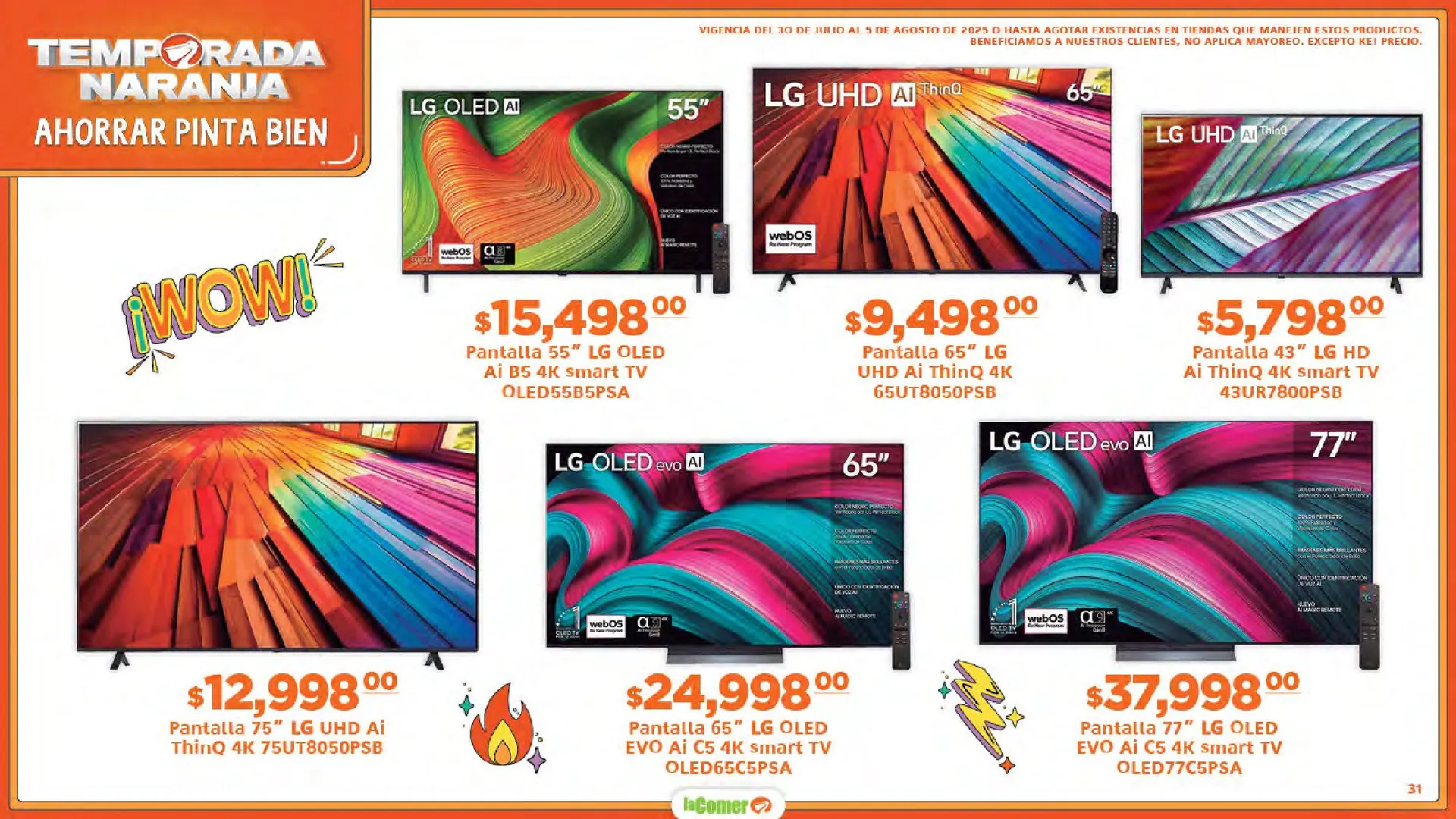 Catálogo de La Comer catálogos y ofertas 30 de julio al 5 de agosto 2025 - Pagina 31