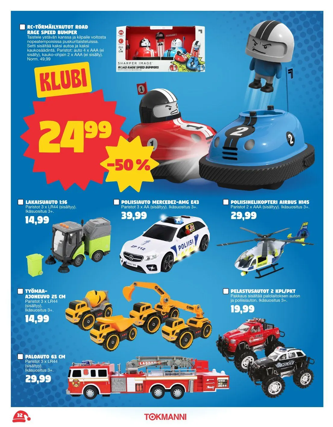 Tokmanni Tarjoukset voimassa alkaen 3. marraskuuta - 24. joulukuuta 2025 - Tarjouslehti sivu 32