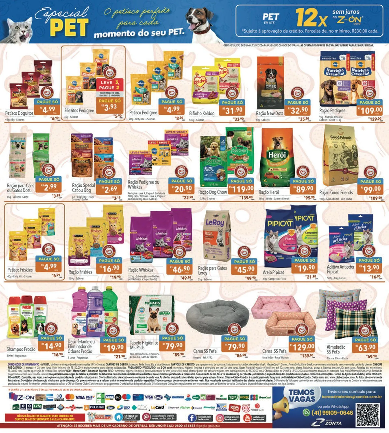 Encarte de  Folhetos Supermercados Condor 29 de junho até 13 de julho 2026 - Pagina 32
