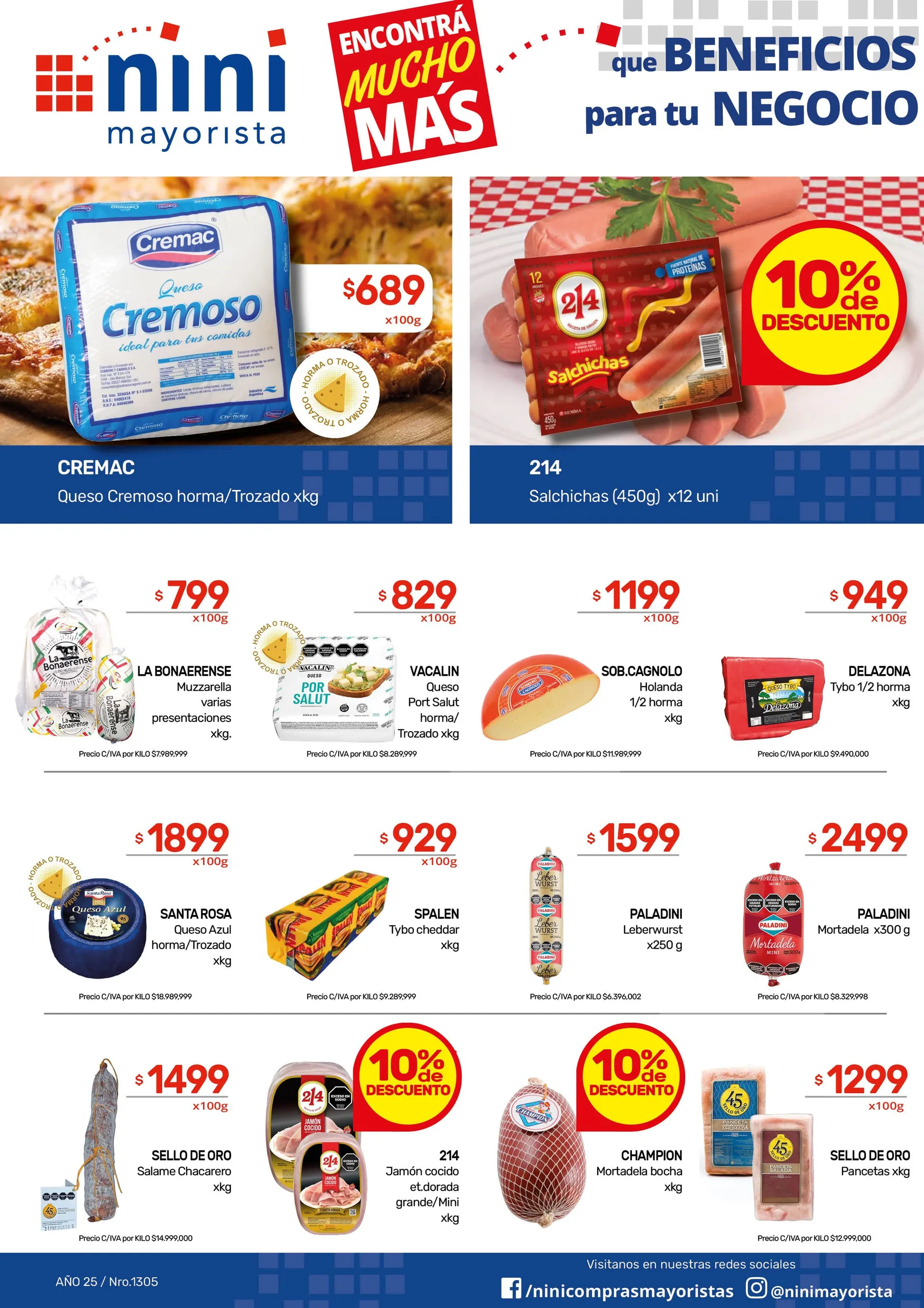 Ofertas de Nini Mayorista Ofertas 12 de mayo al 18 de mayo 2025 - Página 31 del catálogo