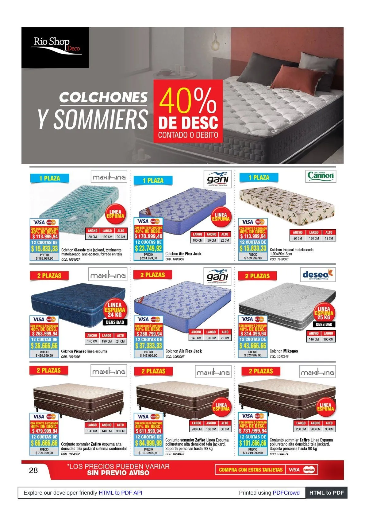 Ofertas de Ofertas Río Shop Deco 30 de marzo al 30 de abril 2026 - Página 28 del catálogo