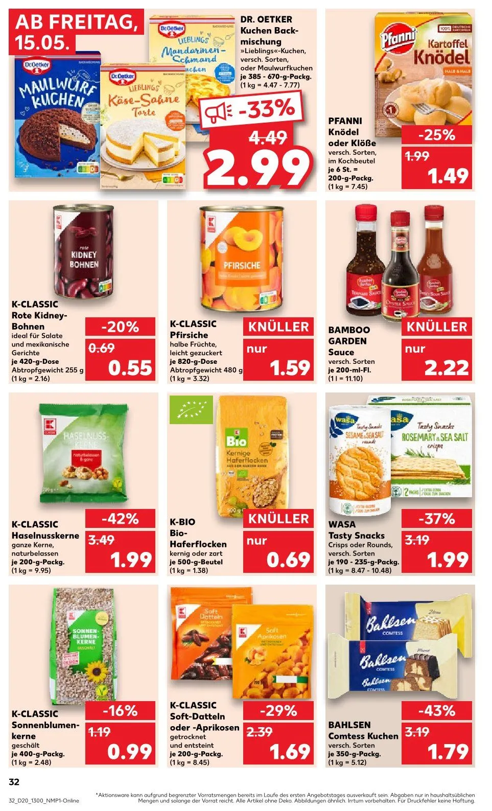  Kaufland Prospekte  von 15. Mai bis 20. Mai 2026 - Prospekt seite 32