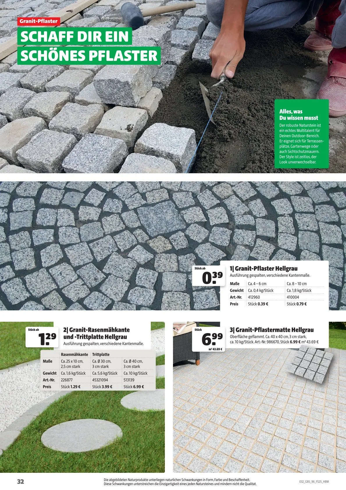 Hagebau Prospekt von 21. Mai bis 31. Dezember 2025 - Prospekt seite 32