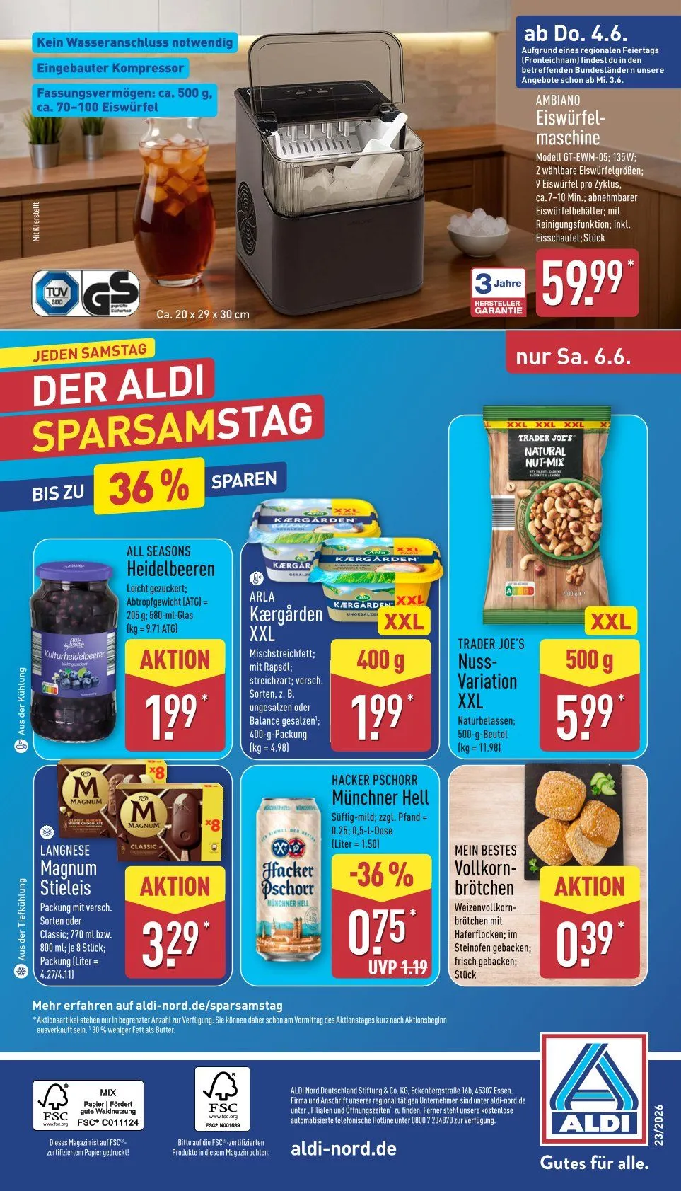 ALDI Nord Prospekte - Aktuelle Angebote von 1. Juni bis 6. Juni 2026 - Prospekt seite 32