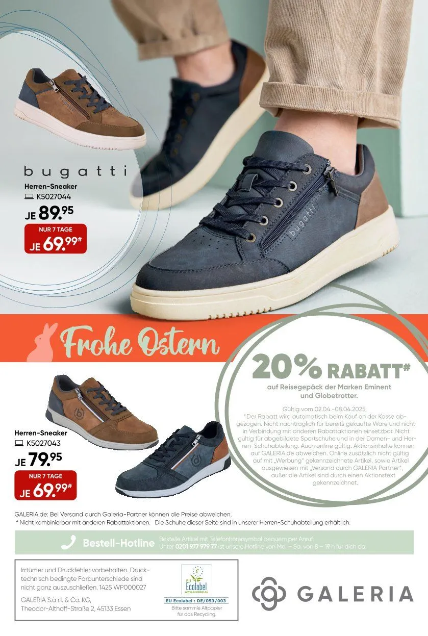 GALERIA Karstadt Kaufhof Prospekt von 3. April bis 8. April 2025 - Prospekt seite 21