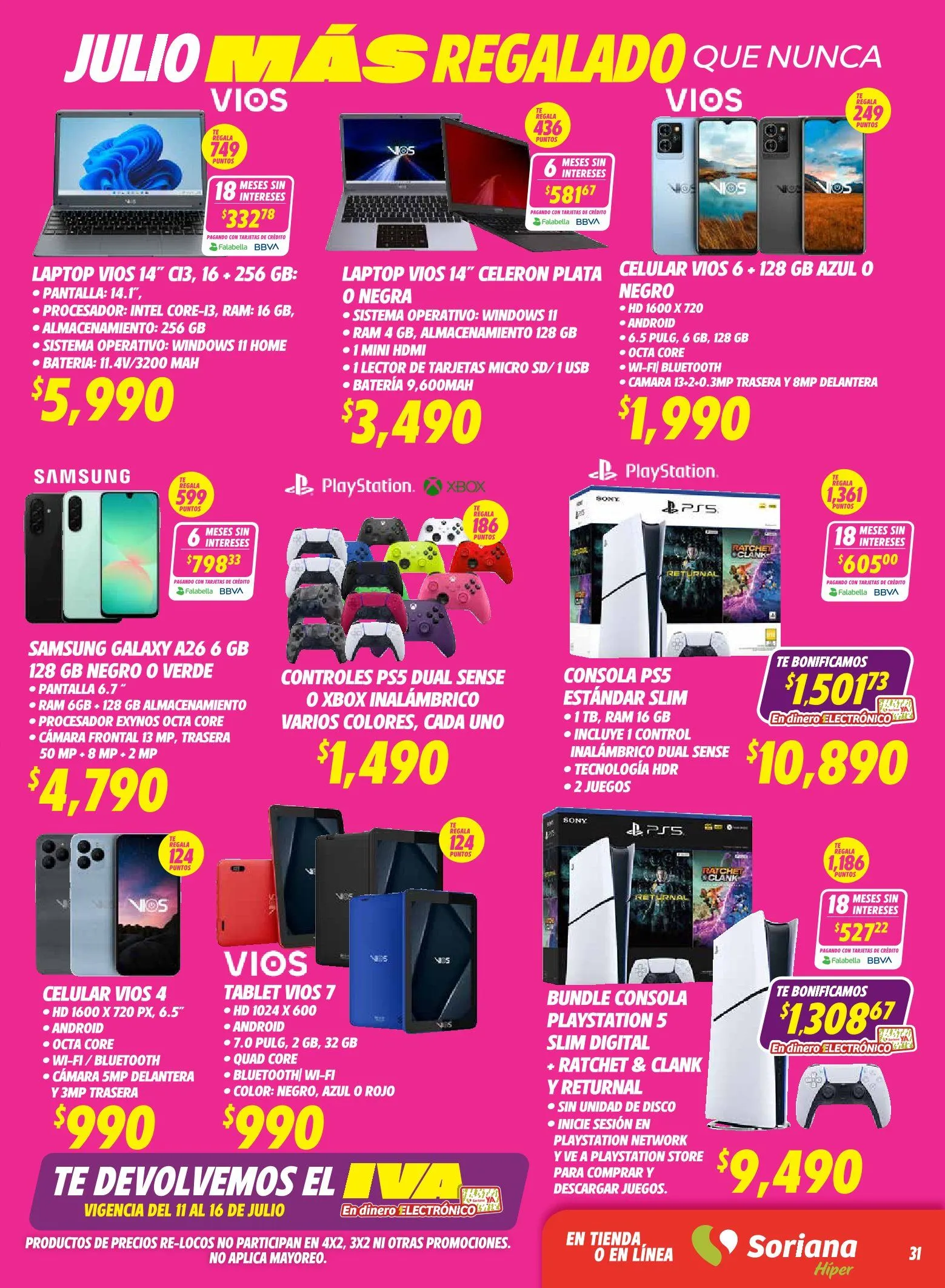 Catálogo de Soriana catálogos  15 de julio al 17 de julio 2025 - Pagina 32