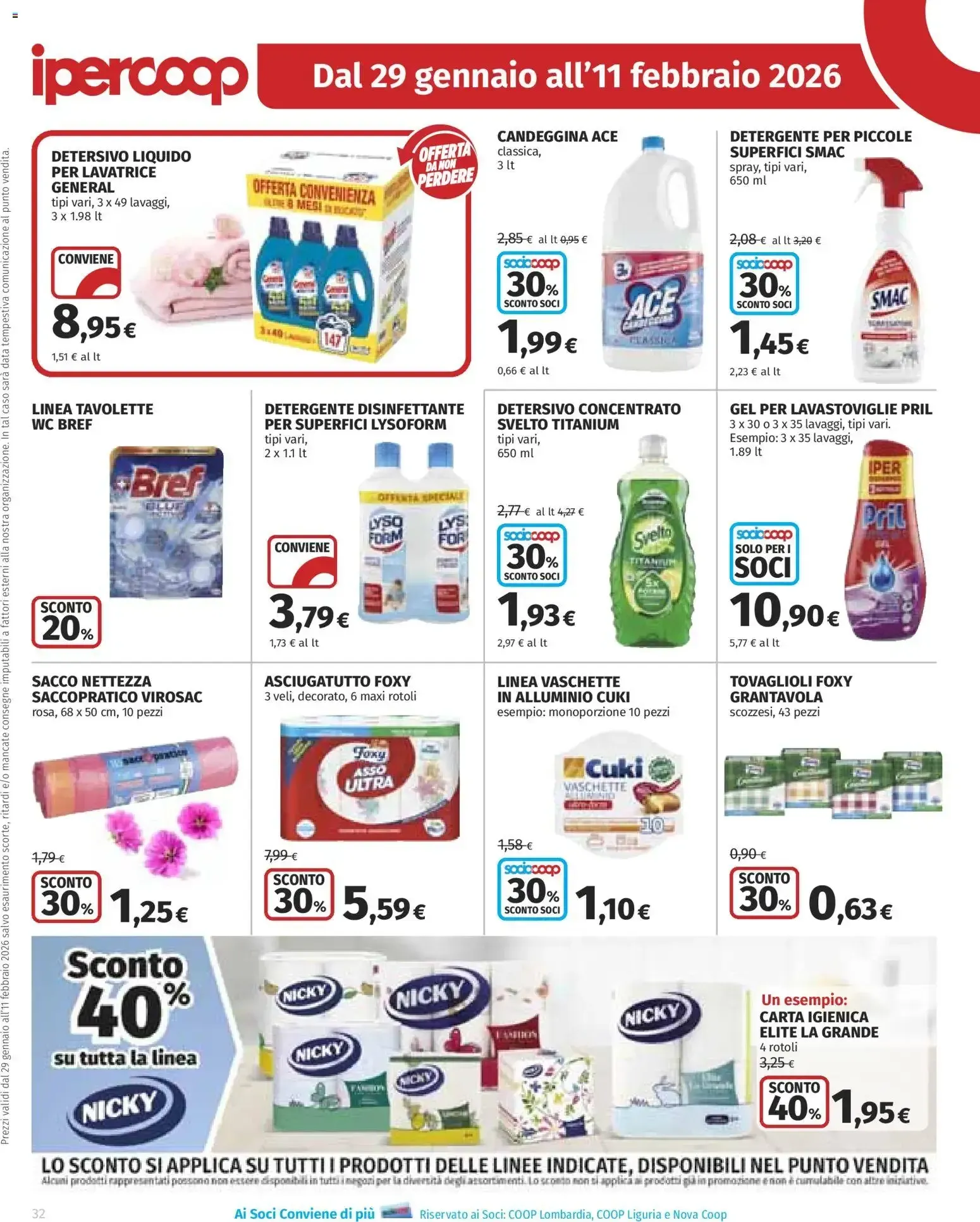 Offerte Ipercoop da 29 gennaio a 11 febbraio di 2026 - Pagina del volantino 32