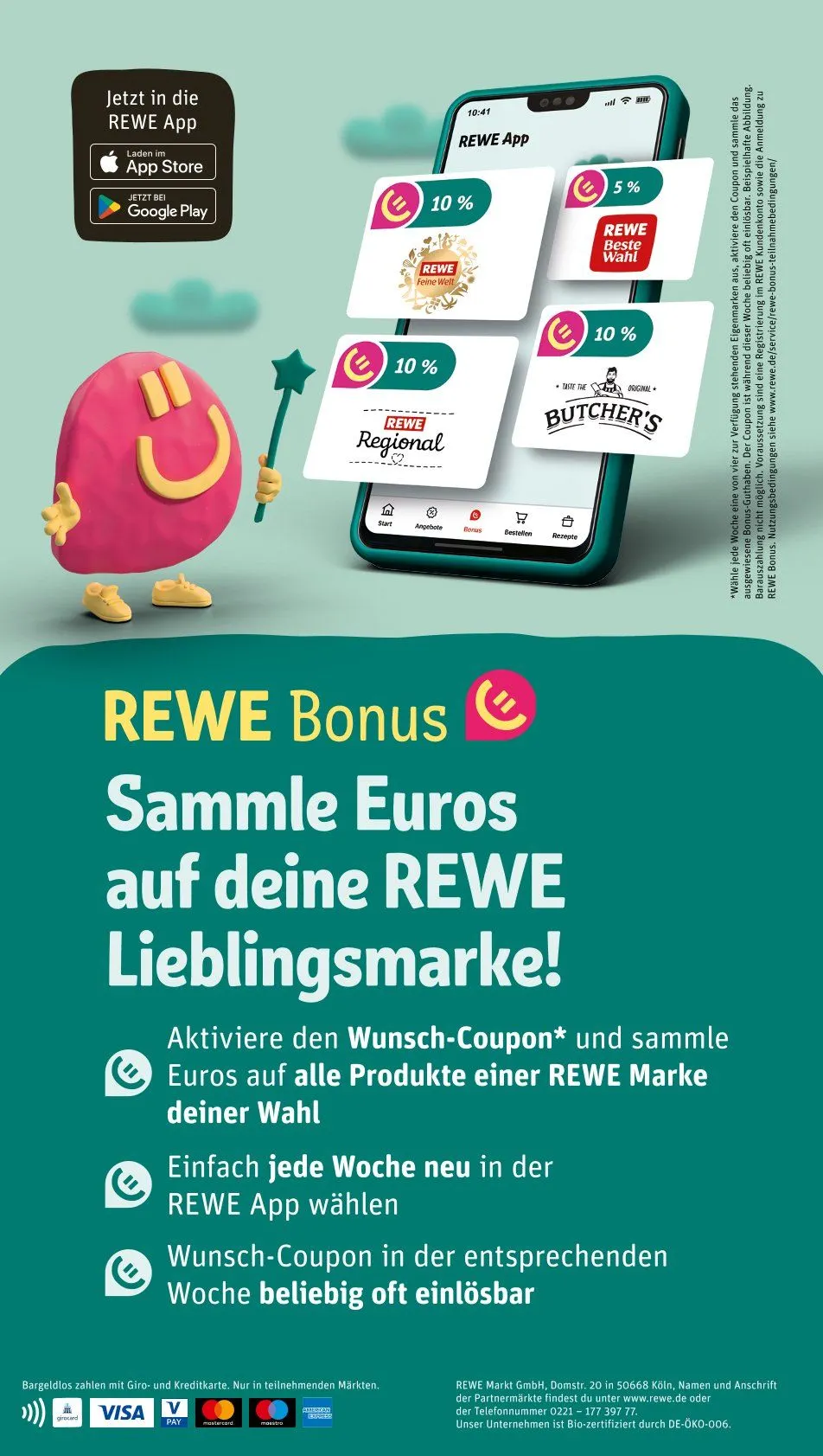 REWE Propsekt von 17. Juni bis 22. Juni 2025 - Prospekt seite 6