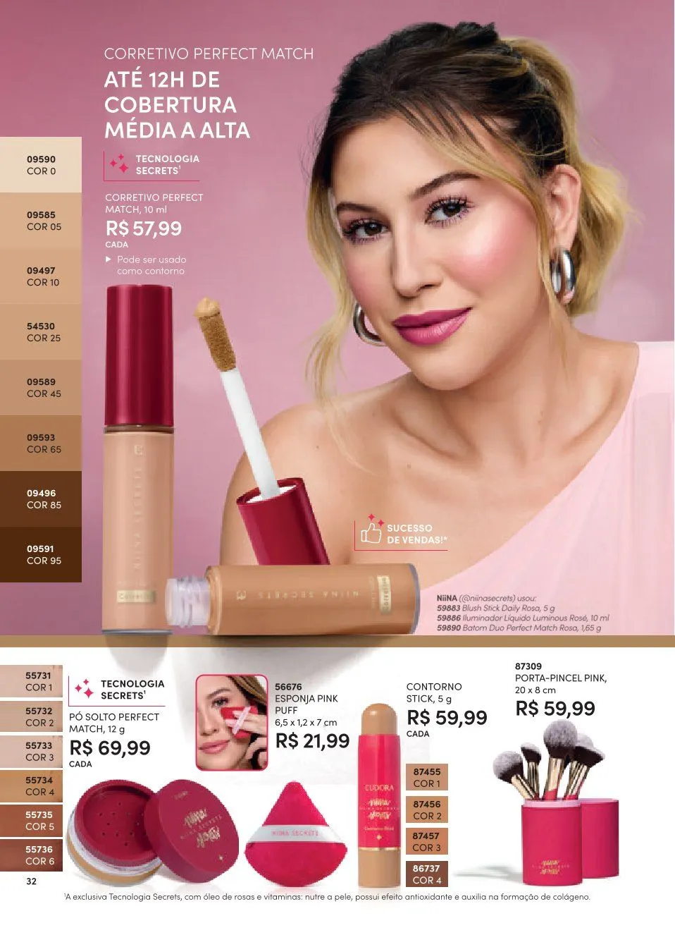 Encarte de Catalogo 6 de outubro até 31 de outubro 2025 - Pagina 32