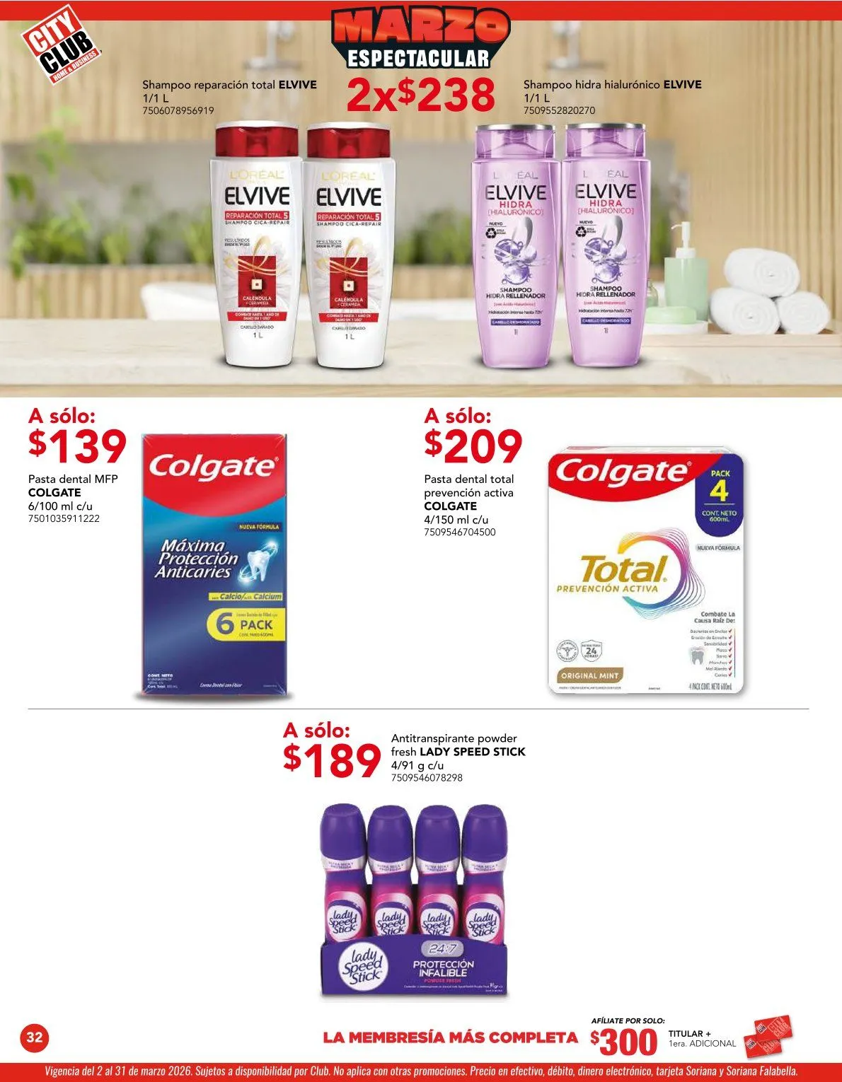 Catálogo de Ofertas City Club 2 de marzo al 31 de marzo 2026 - Pagina 32