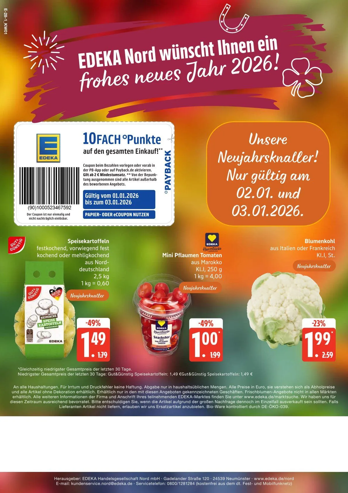 Edeka Angebote von 29. Dezember bis 3. Januar 2026 - Prospekt seite 32