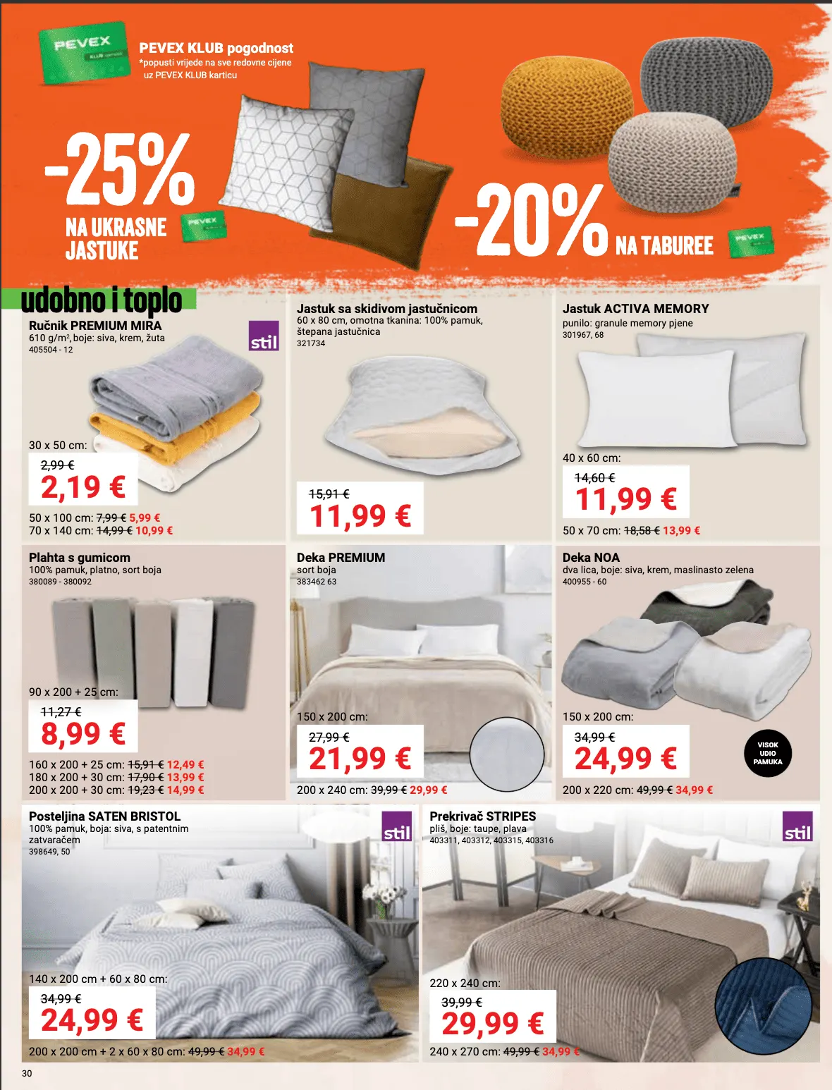 Katalog Najnovije ponude trgovine Pevex od 23. listopada do 17. studenoga 2025. - Pregled Stranica 30