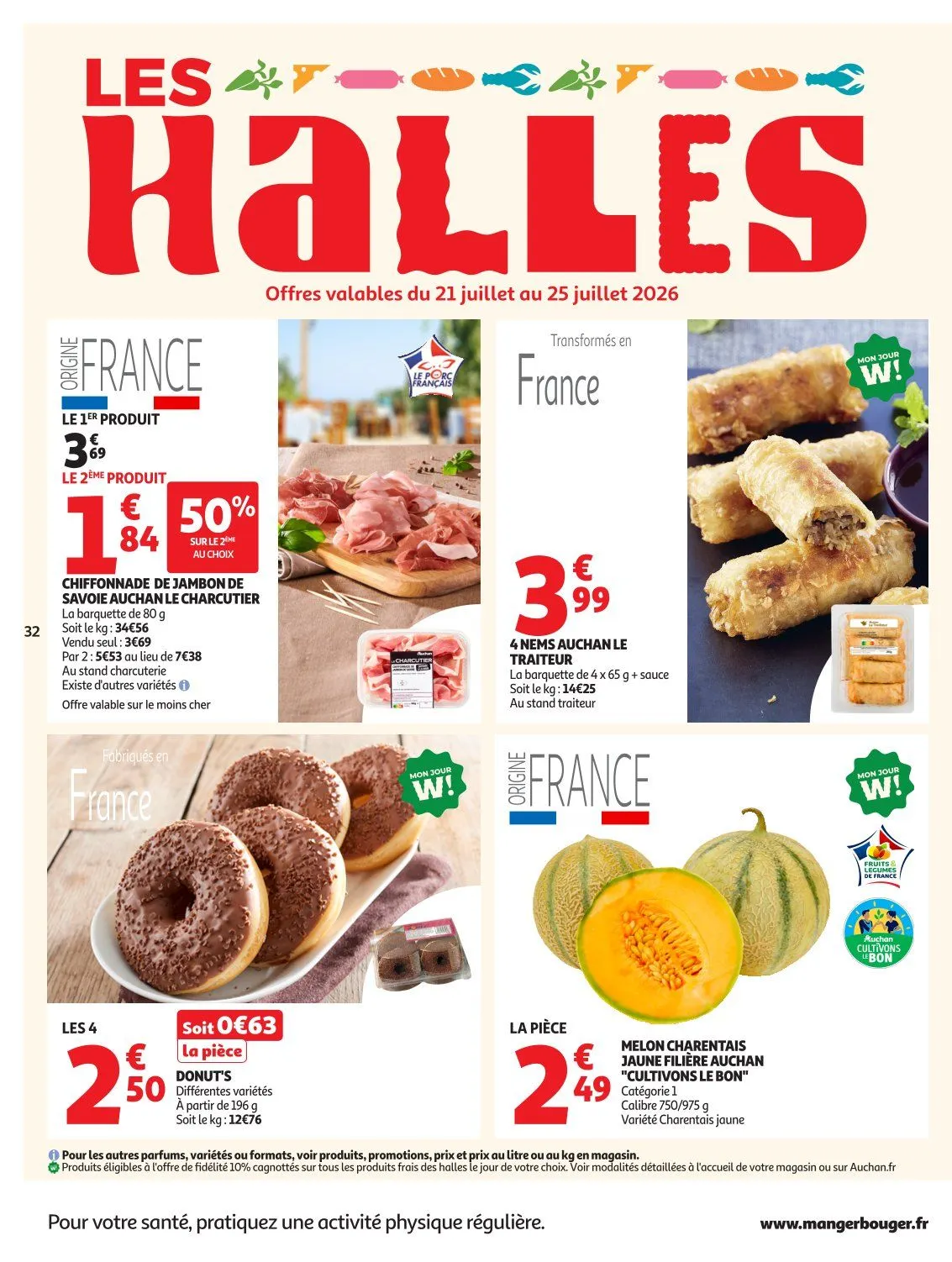 Catalogues Auchan du 21 juillet au 2 août 2026 - Catalogue page 32