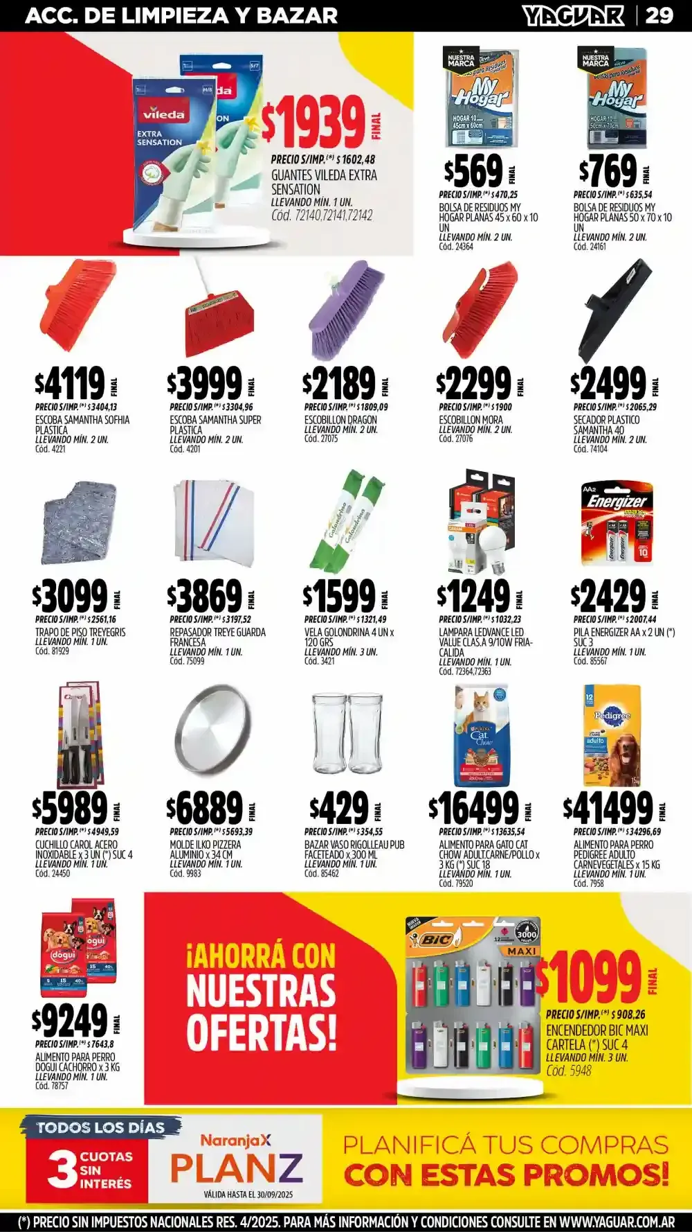 Ofertas de Ofertas Yaguar 1 de septiembre al 7 de septiembre 2025 - Página 40 del catálogo