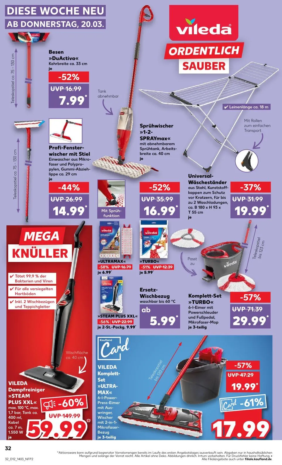 Kaufland Prospekt von 20. März bis 26. März 2025 - Prospekt seite 32