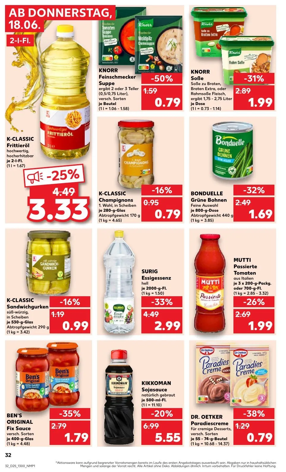 Kaufland Prospekte  von 18. Juni bis 24. Juni 2026 - Prospekt seite 32