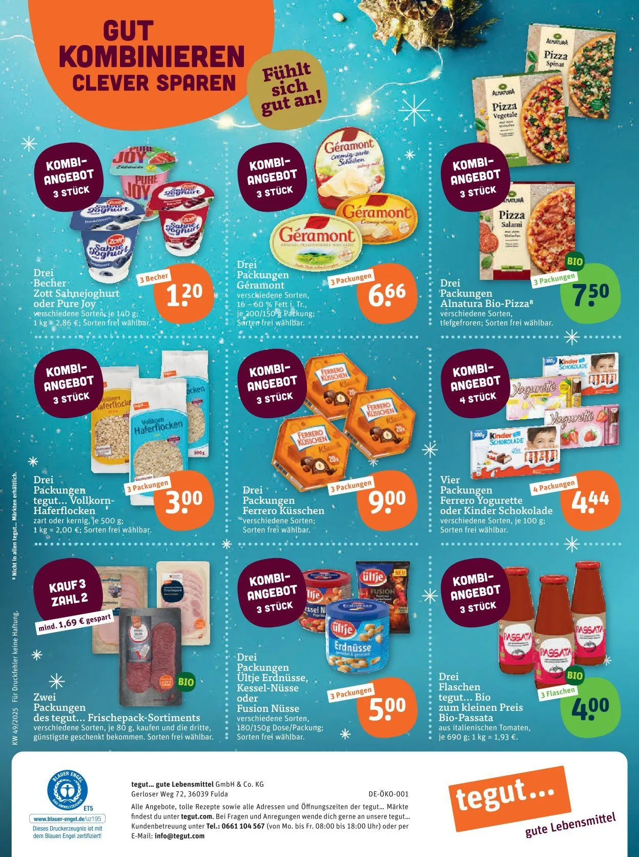 tegut... Aangebote von 1. Dezember bis 6. Dezember 2025 - Prospekt seite 32