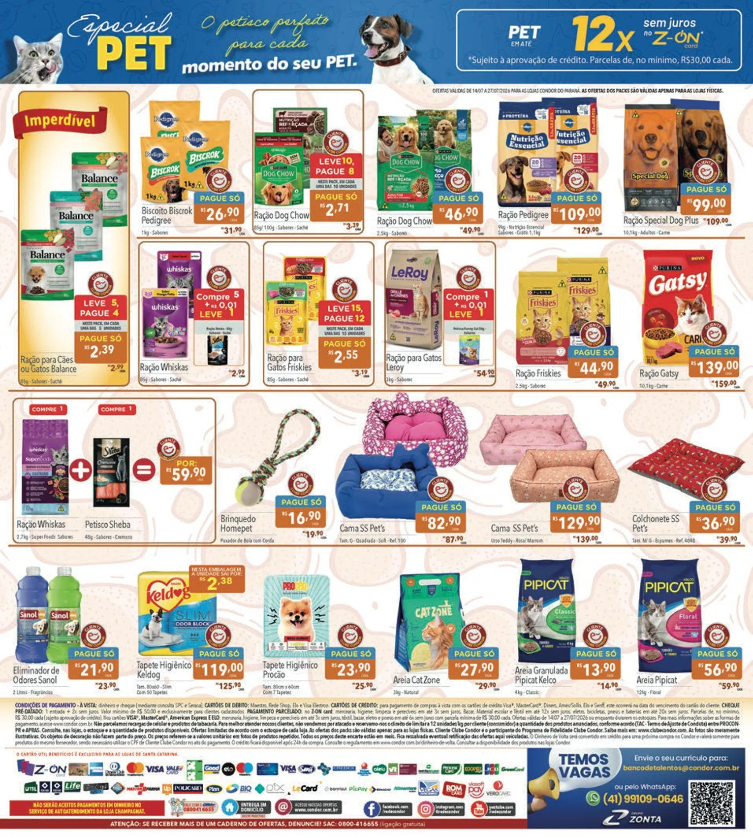 Encarte de Folhetos Supermercados Condor 14 de julho até 27 de julho 2026 - Pagina 32