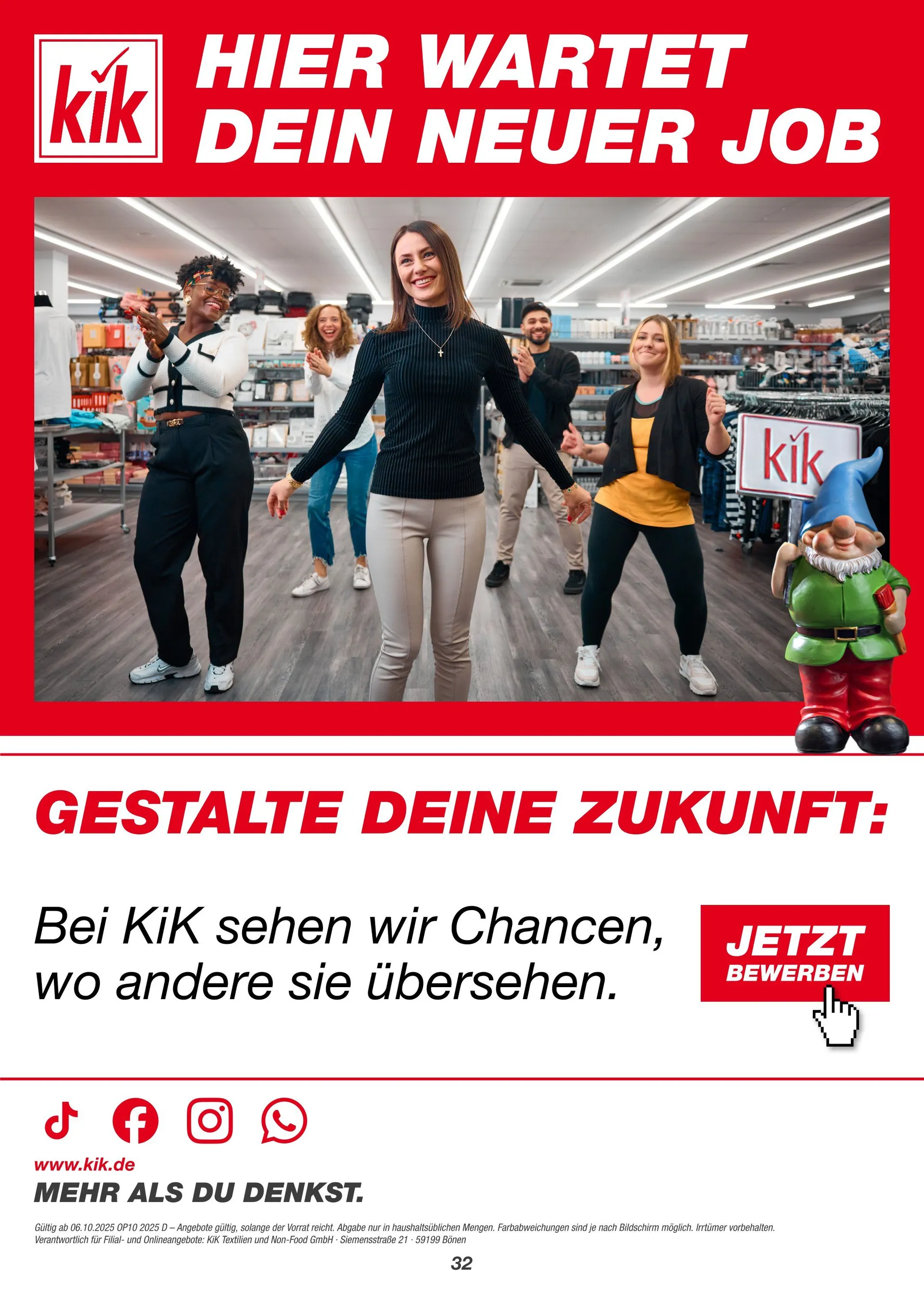 Kik Angebote von 6. Oktober bis 14. November 2025 - Prospekt seite 32