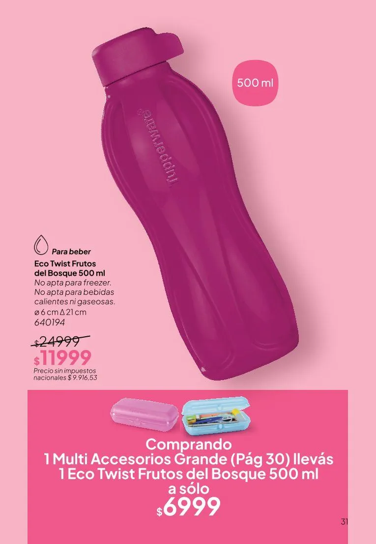 Ofertas de  Ofertas Tupperware  9 de junio al 30 de junio 2026 - Página 31 del catálogo