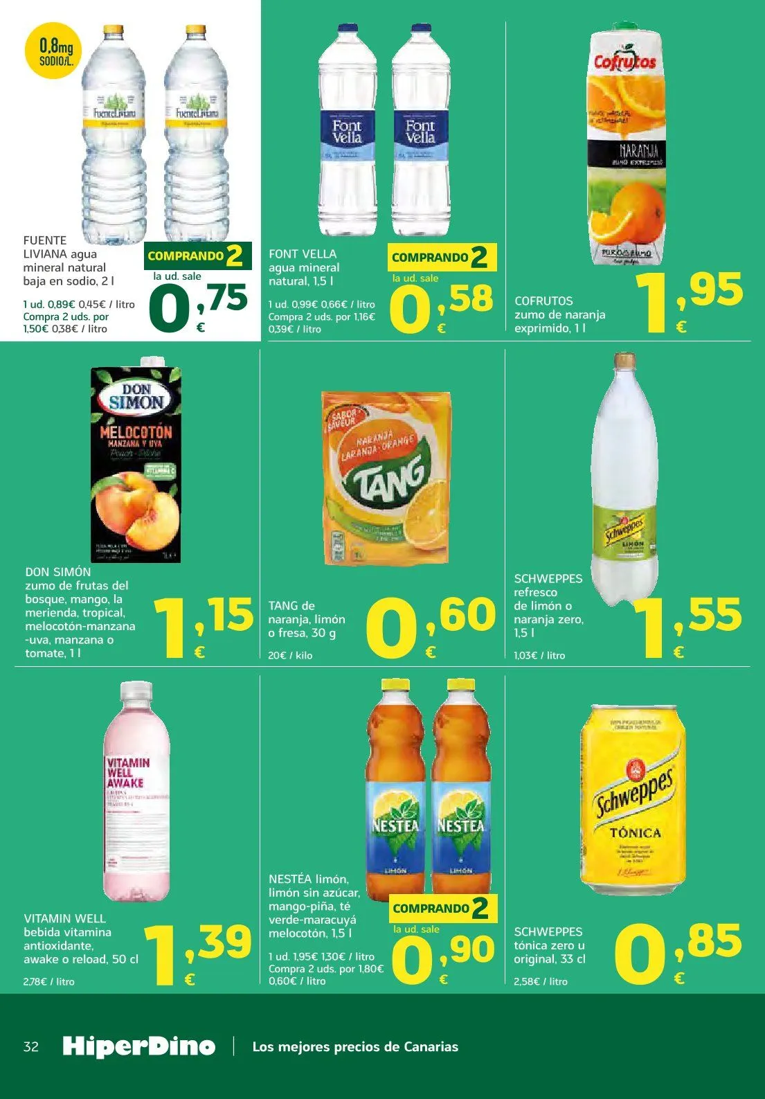 Catálogo de HiperDino Ofertas 21 de julio al 6 de agosto 2026 - Página 32