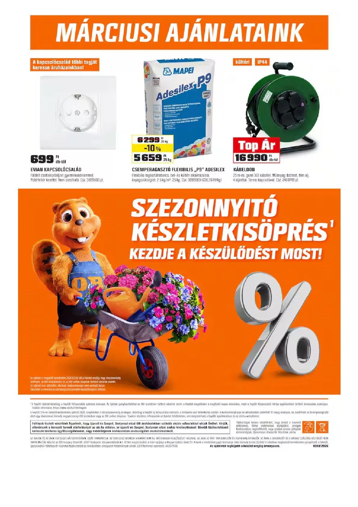 Katalógus OBI legfrissebb ajánlatai március 9.-tól március 29.-ig 2026. - Oldal 32
