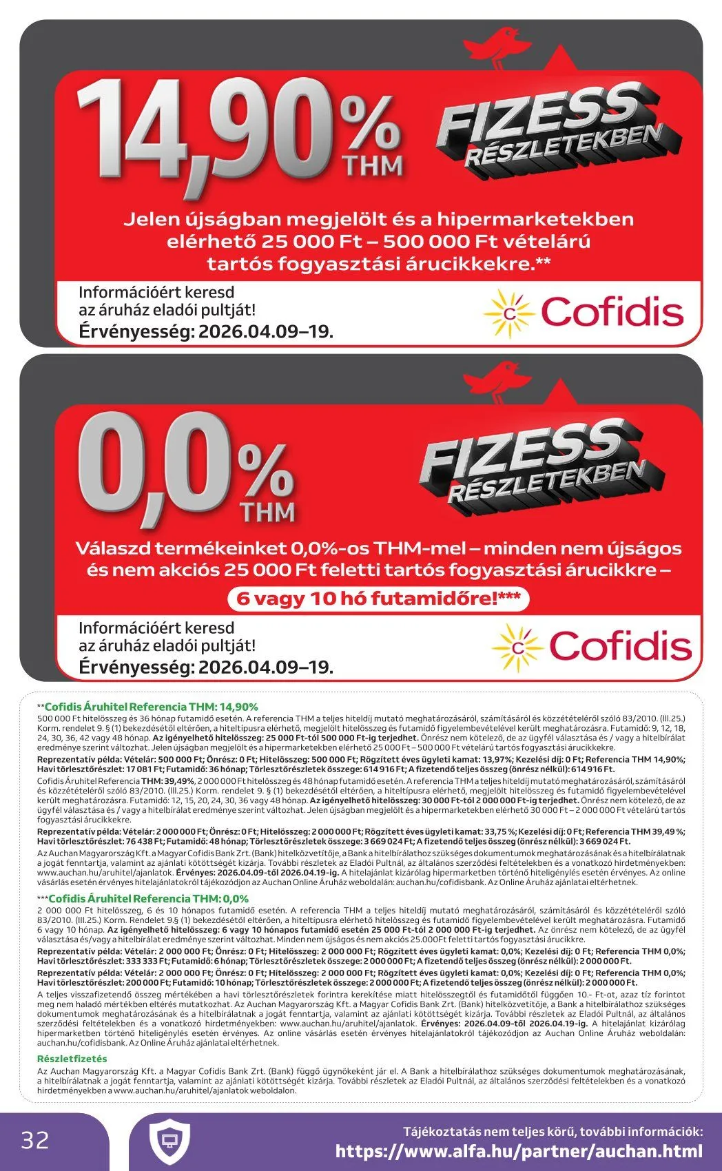 Katalógus Auchan Ajánlatai április 9.-tól április 15.-ig 2026. - Oldal 32